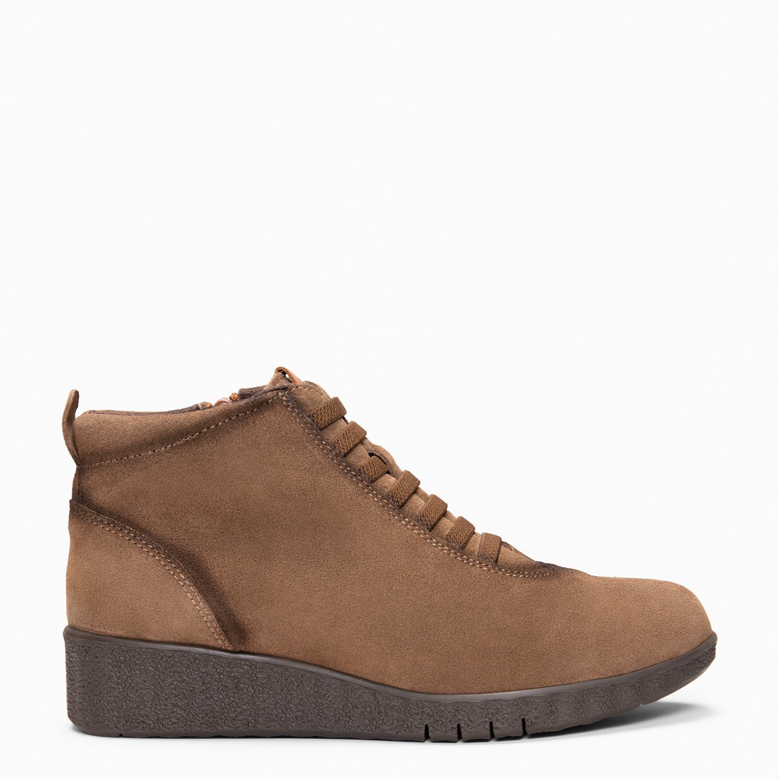FLEXY - Zapatillas abotinadas TAUPE