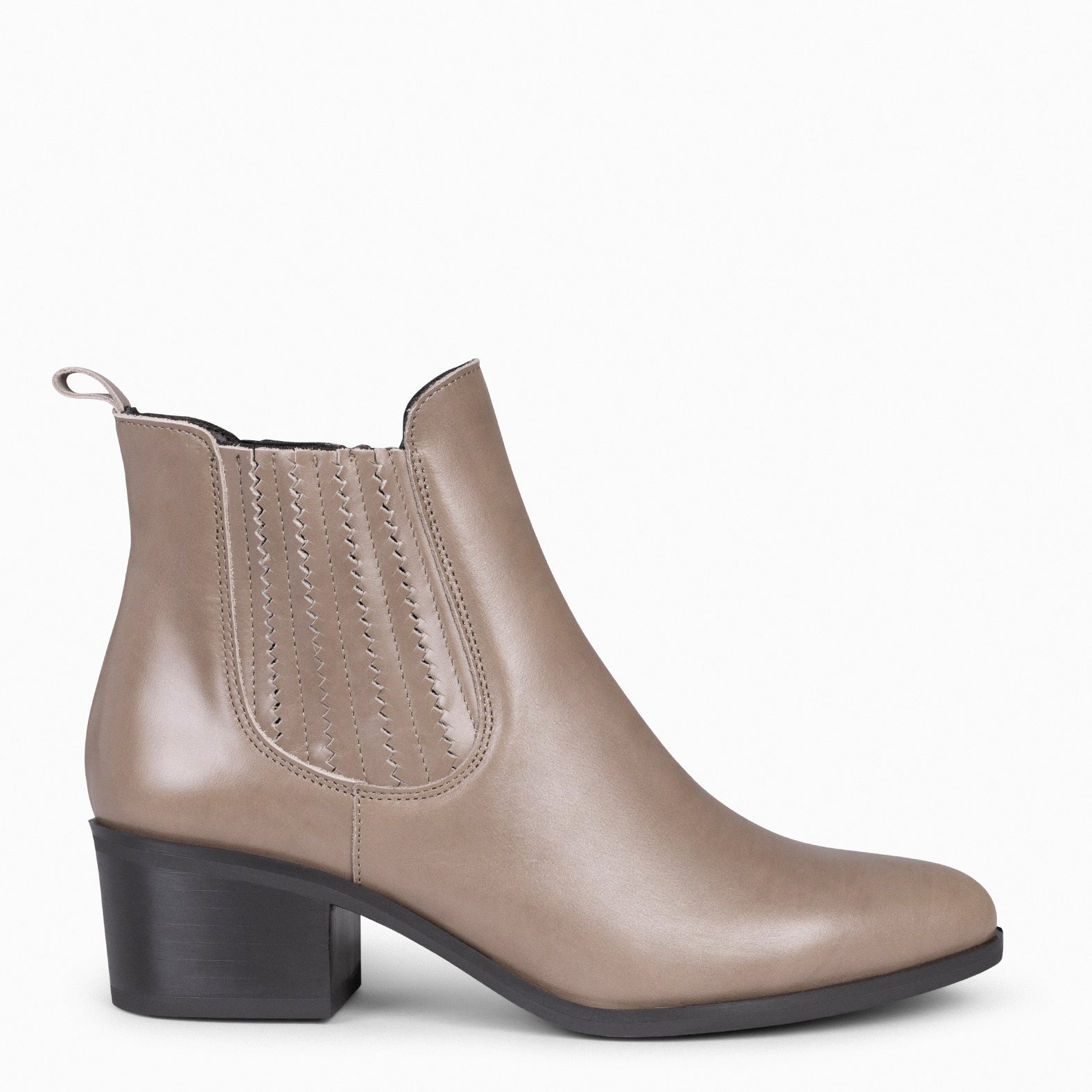 SHELLY – Chelsea Boots pour femme TAUPE
