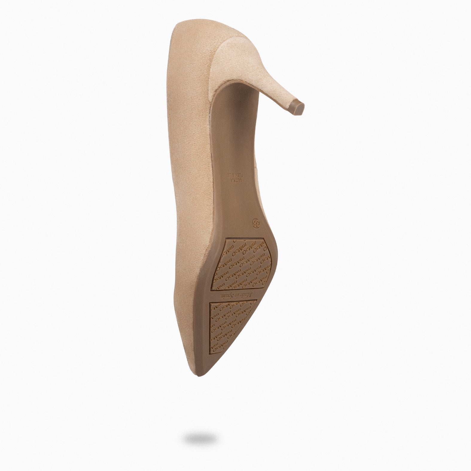 STILETTO - Zapatos de tacón fino en ante TAUPE