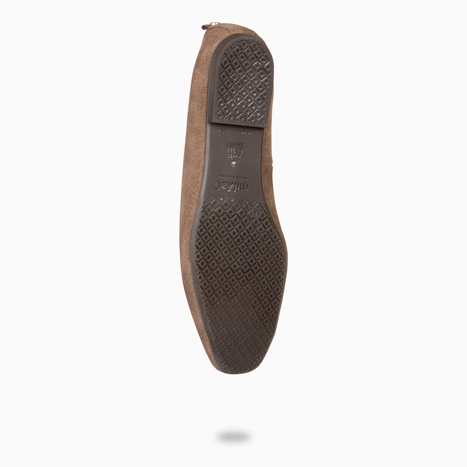 SLIPPER – Mocasines tacón bajo TAUPE