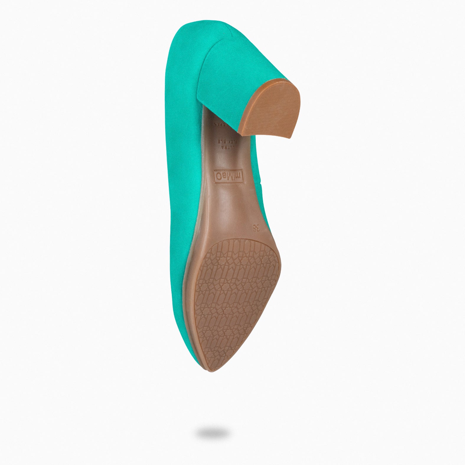CARAMELO Spanish Designer leather sky egg blue teal shoe heels UK 4.5 EU 37  NEW | eBay
