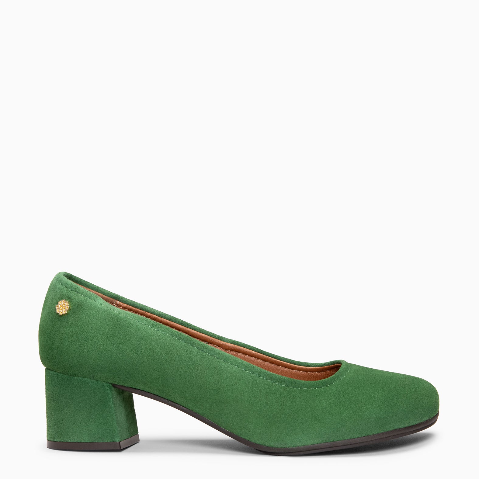 URBAN BARESOFT - Zapatos de salón de tacón ancho VERDE