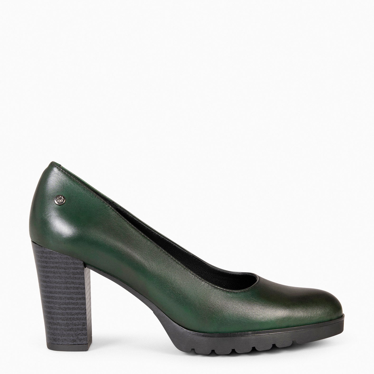 URBAN TREND – GREEN Leather shoes