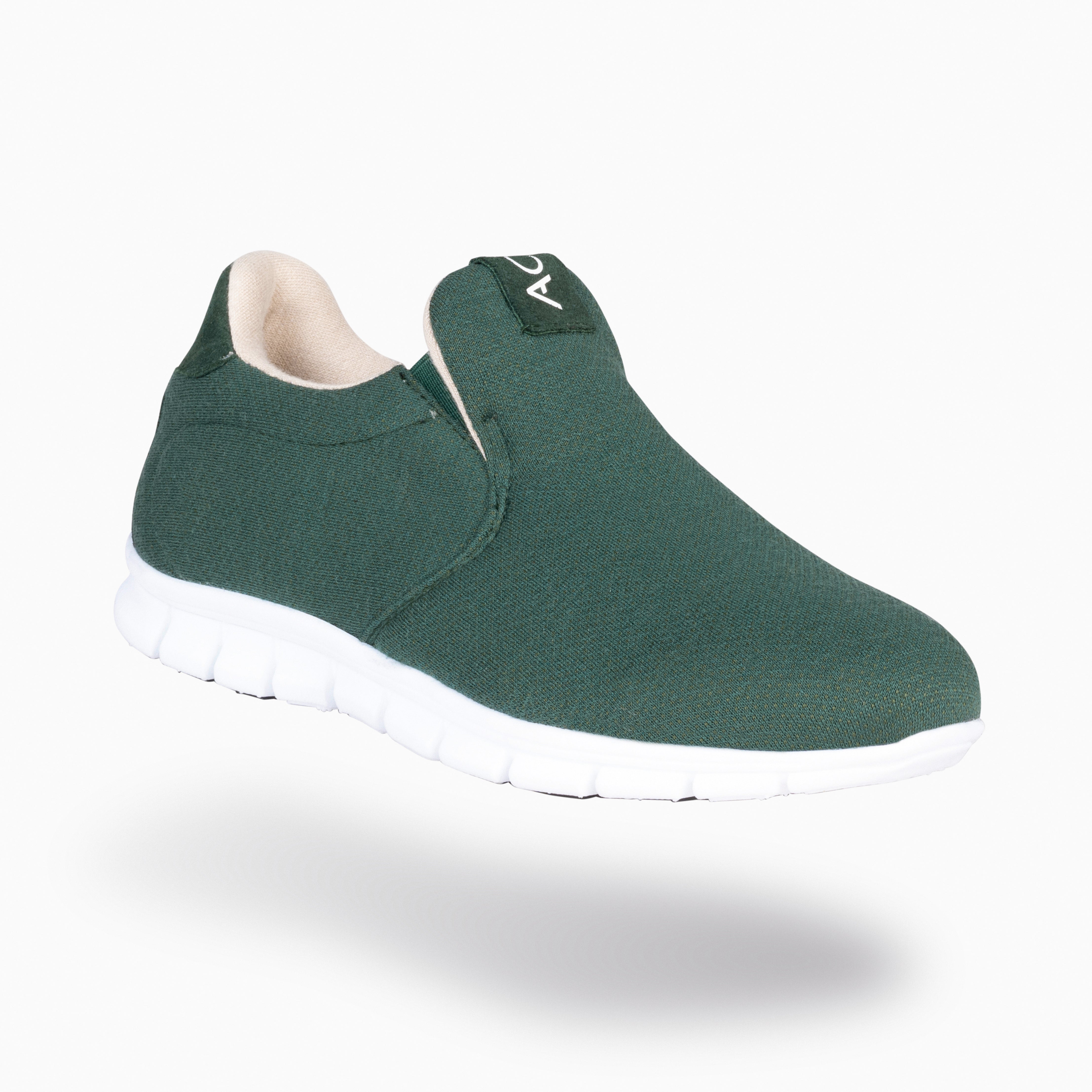 AIR – Baskets sans lacets pour femme VERT