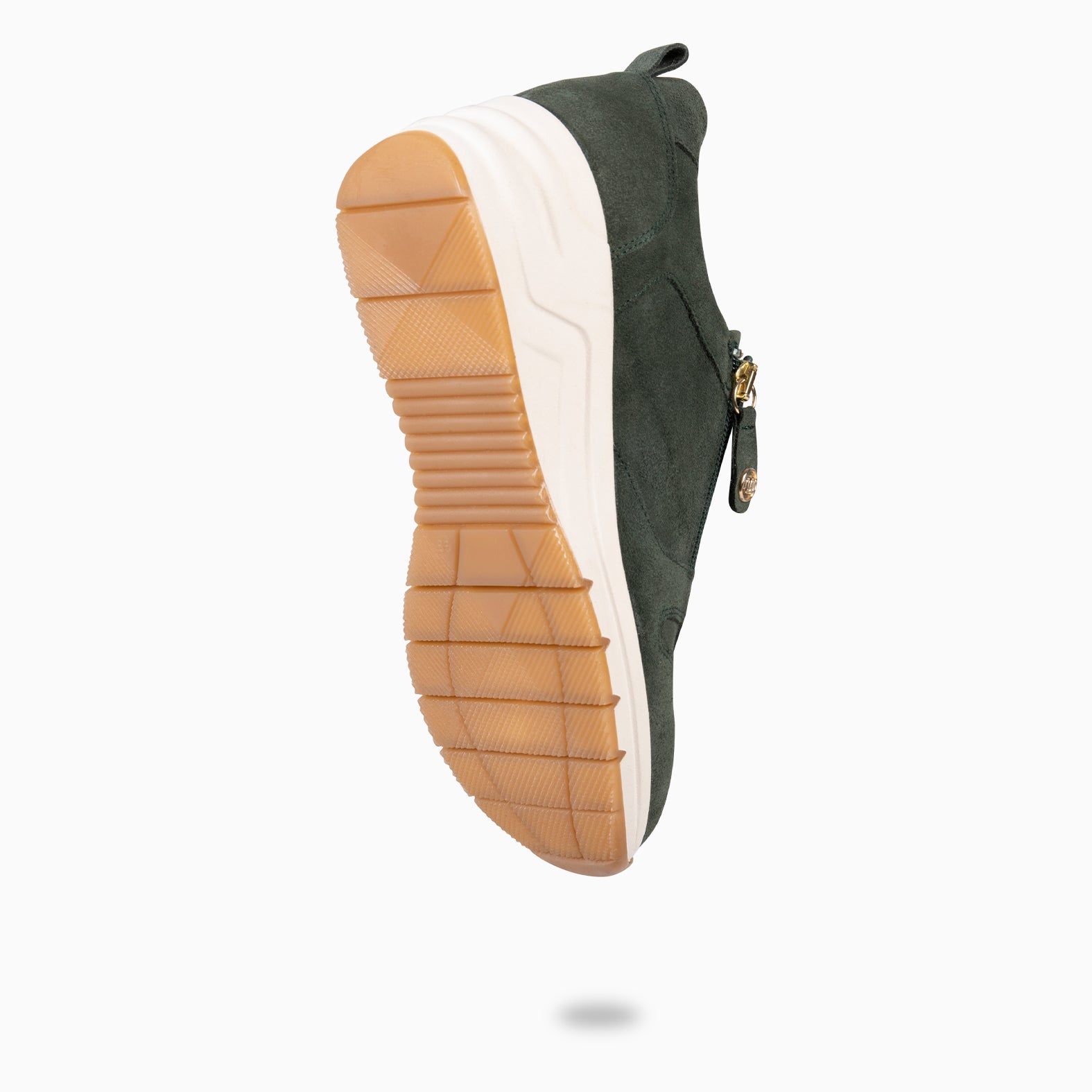 ARLES – Zapatillas deportivas con adorno cremallera VERDE