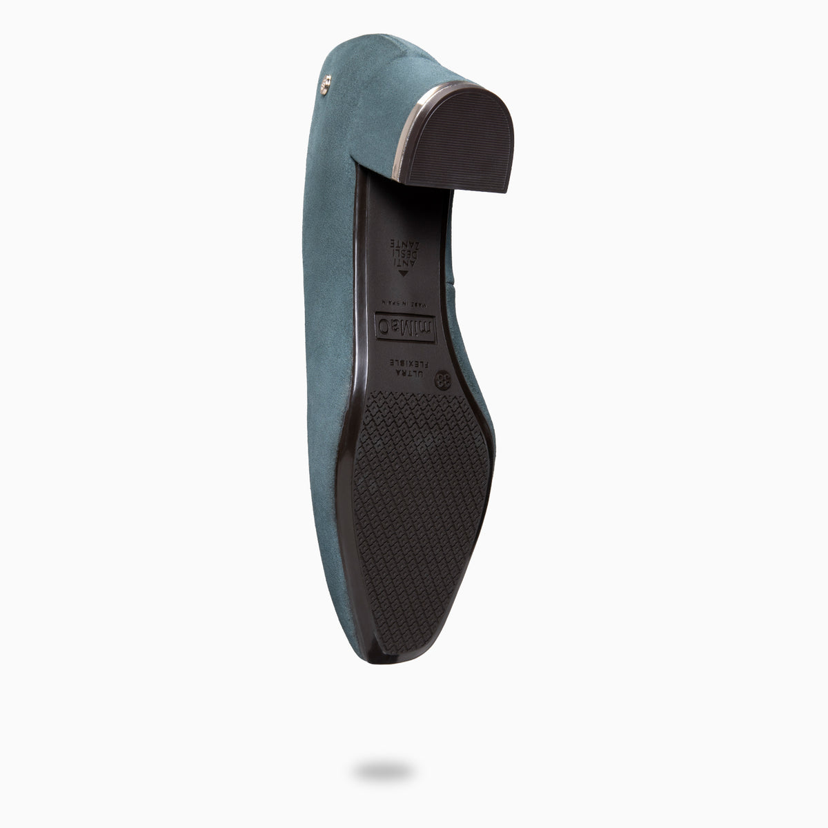DORI - Zapato de tacón con detalle dorado VERDE