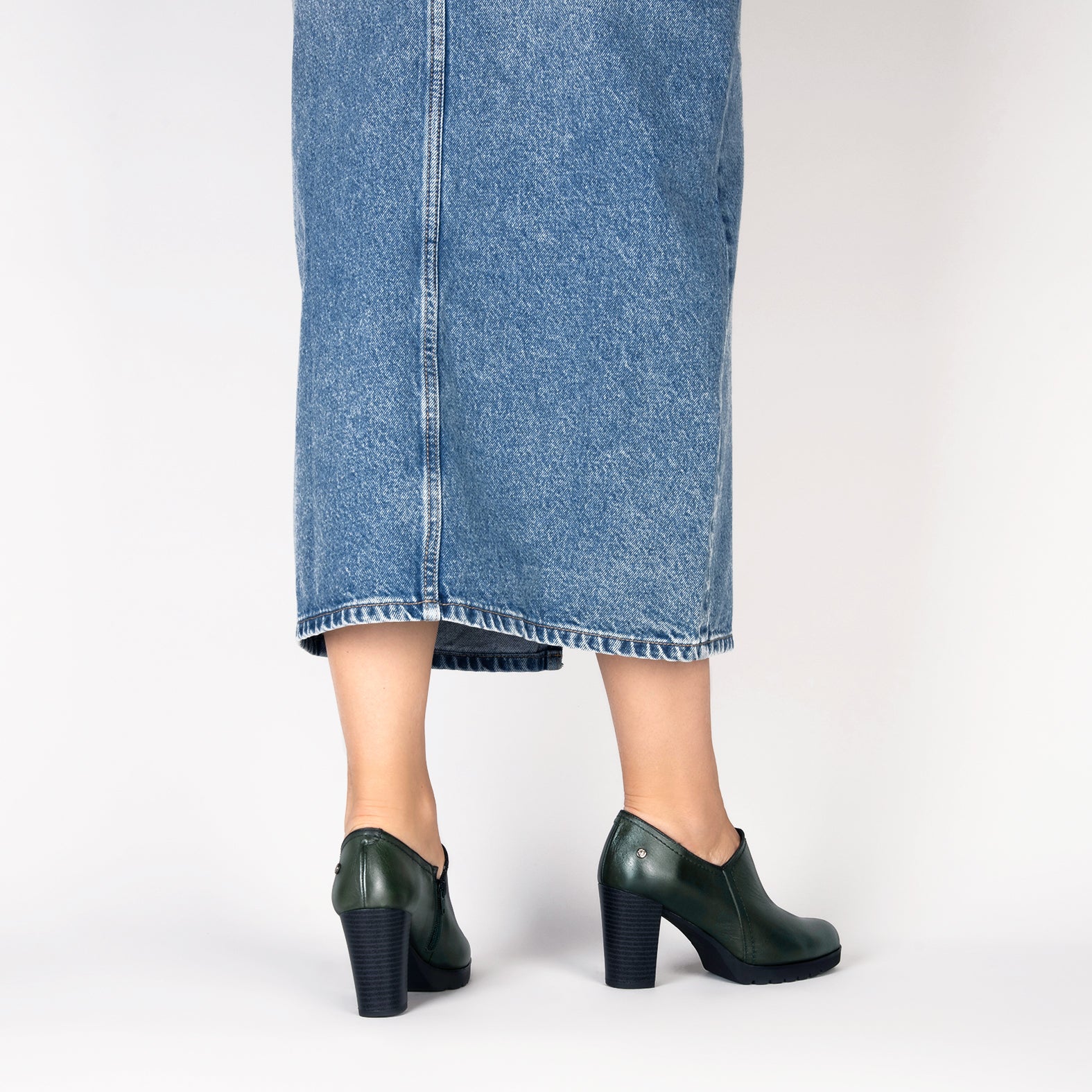 DAYANA – GREEN Ankle booties