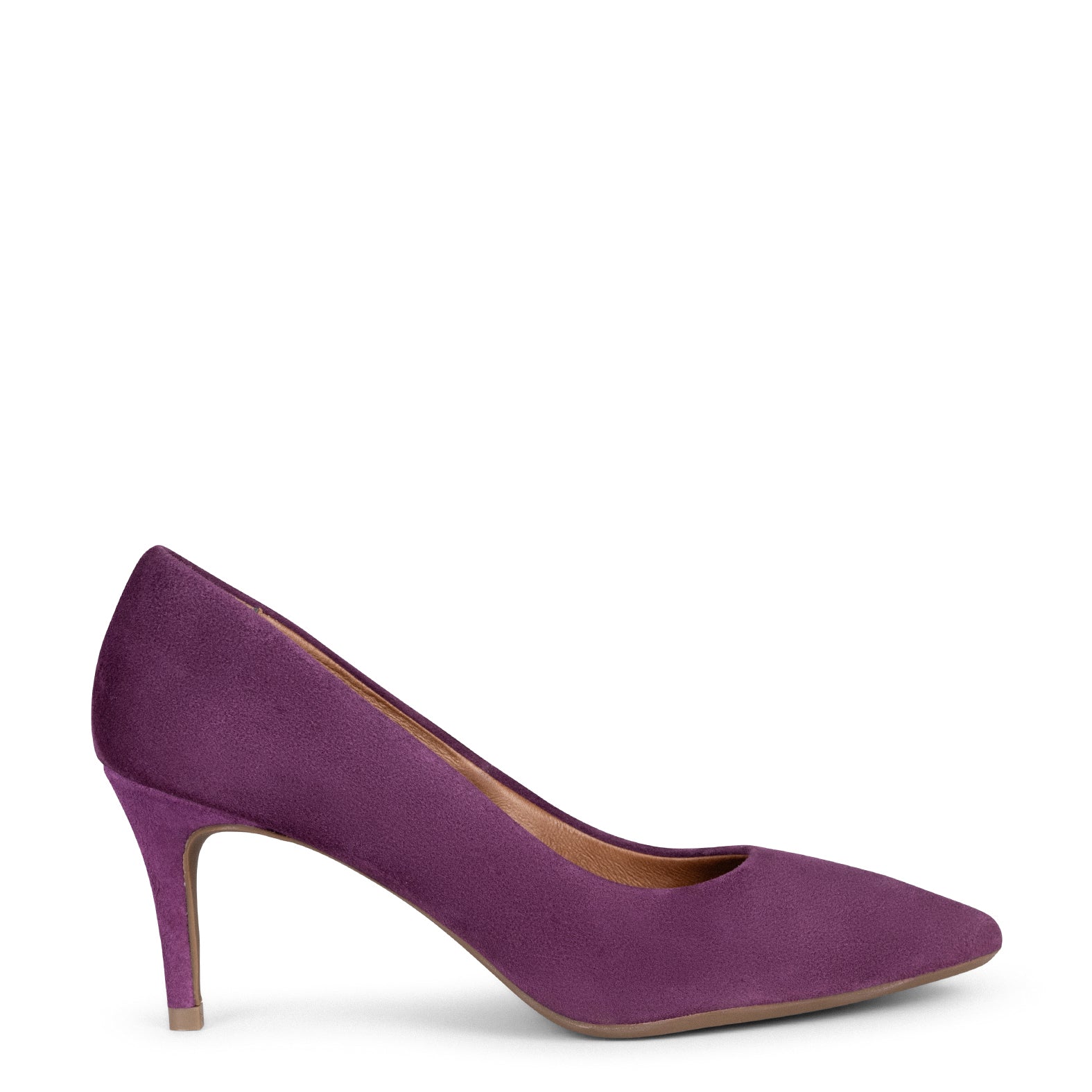 STILETTO – VIOLET suede leather stilettos