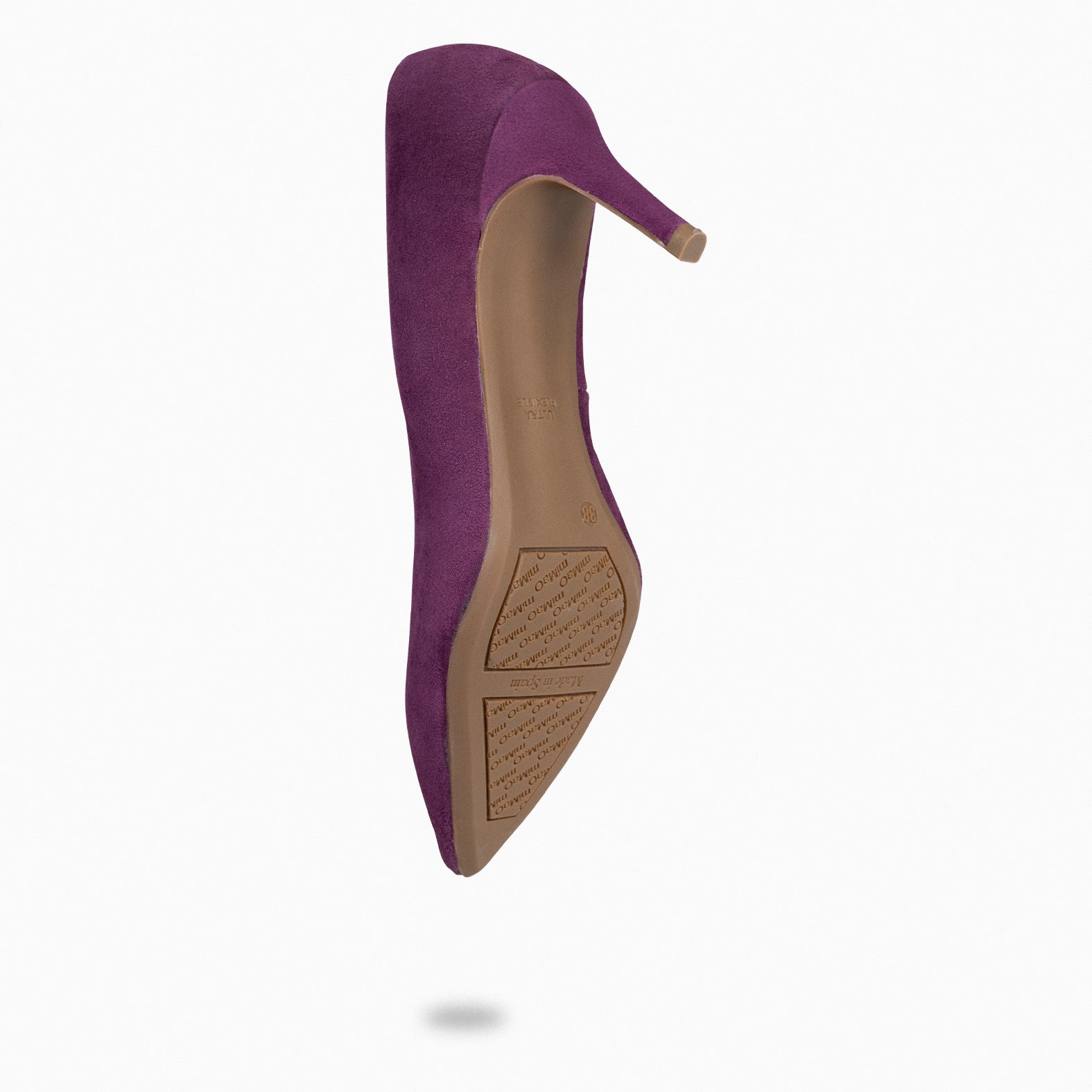 STILETTO – VIOLET suede leather stilettos