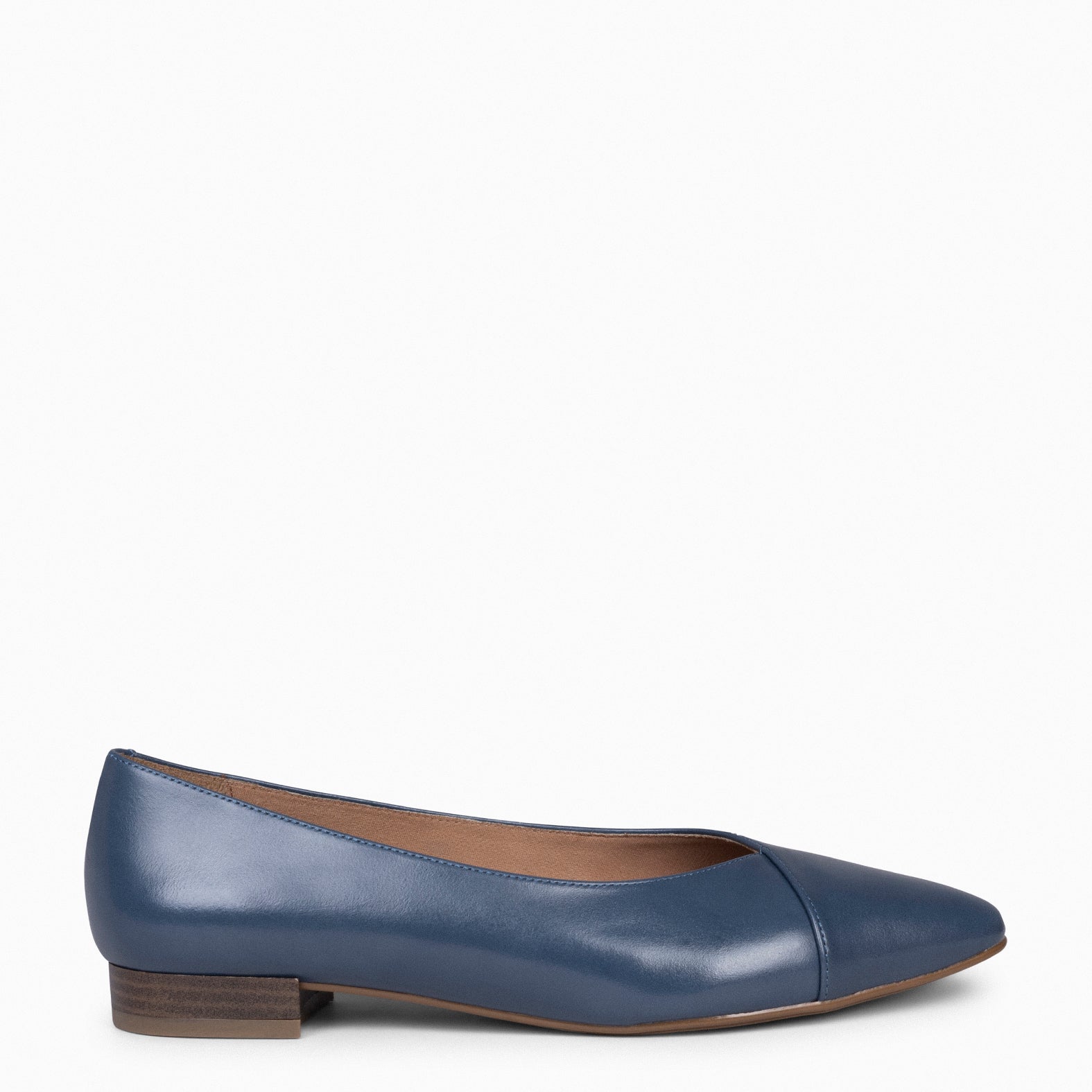 MARIE – BLUE Pointed toe flats 