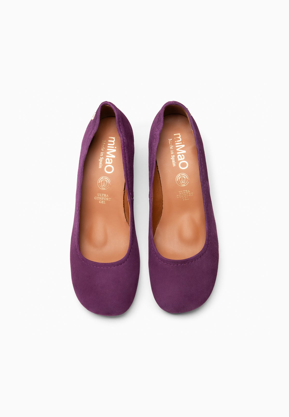 URBAN BARESOFT – Paars pumps met brede hak
