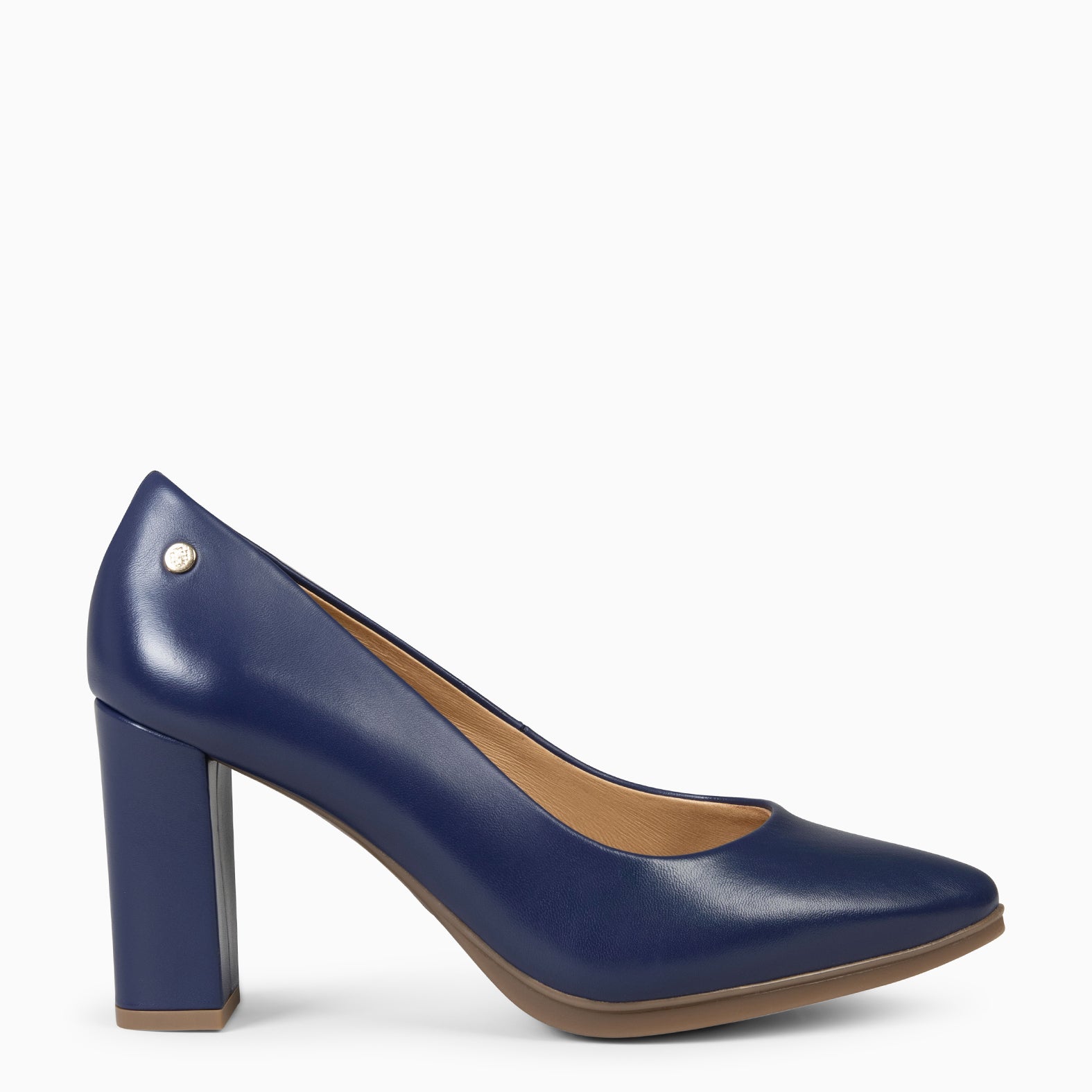 URBAN SALON - BLUE NAPPA LEATHER HIGH HEEL