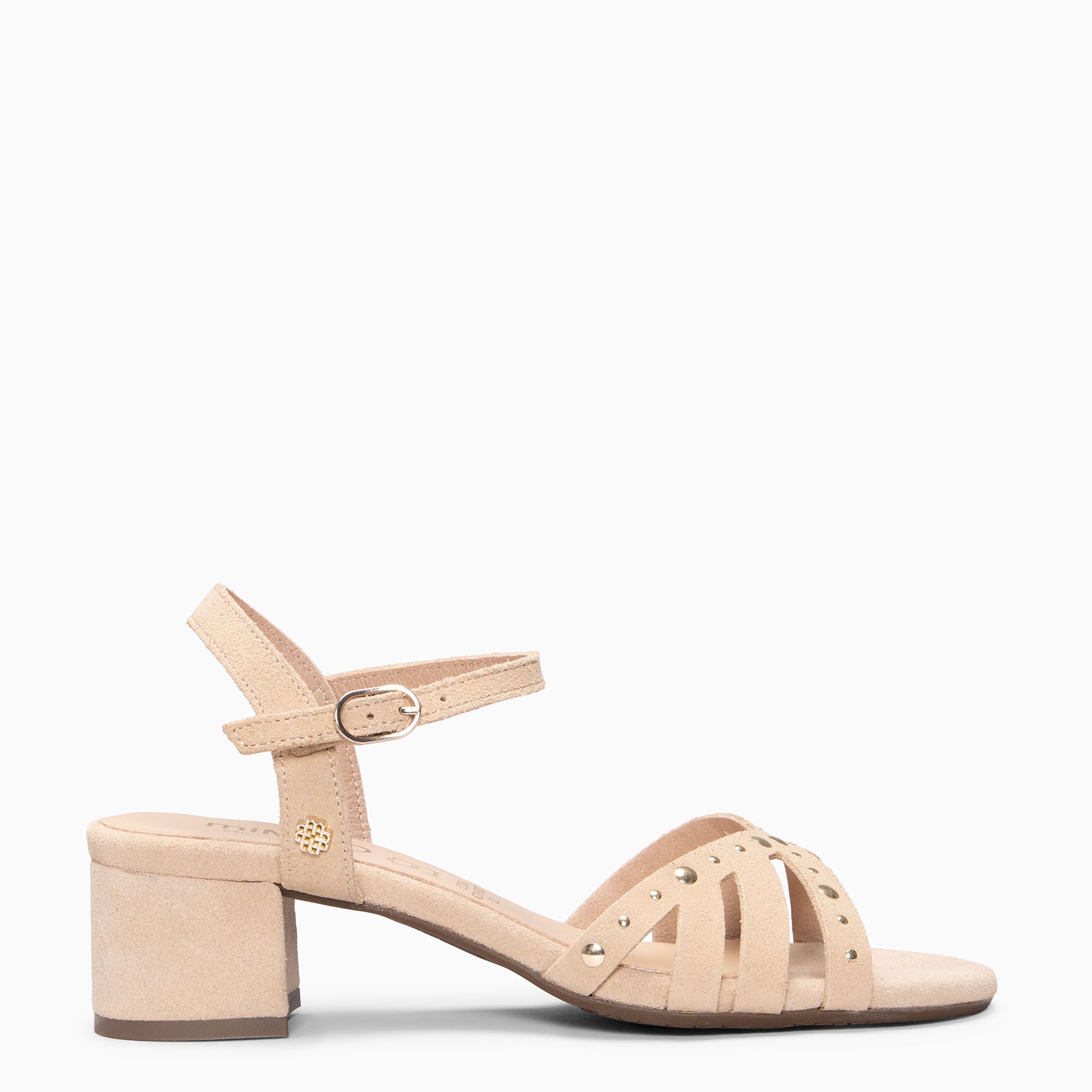 DAISY - Sandales à talon moyen ultra confort BEIGE