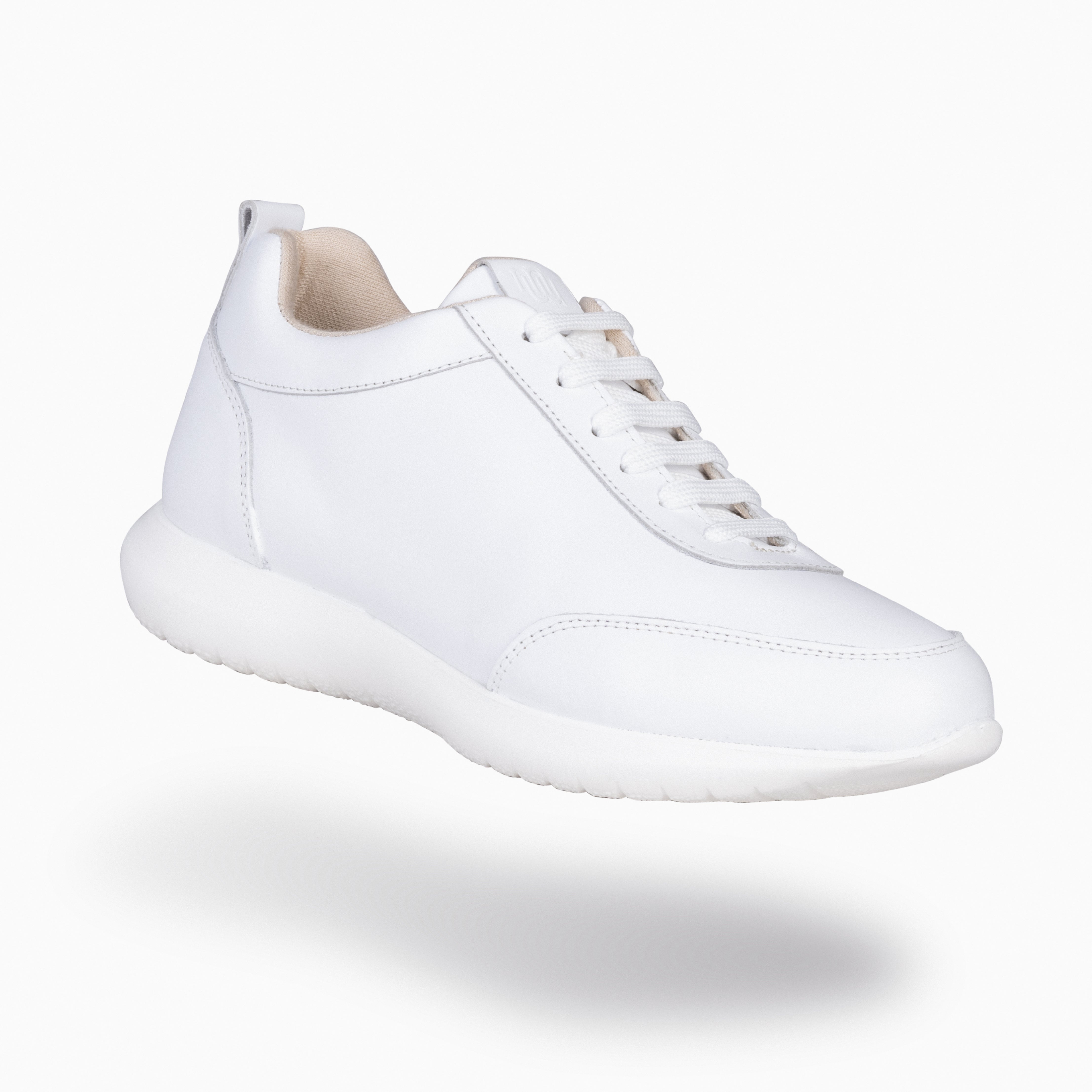 VENICE - WHITE Napa Sneakers with Removable Insole 