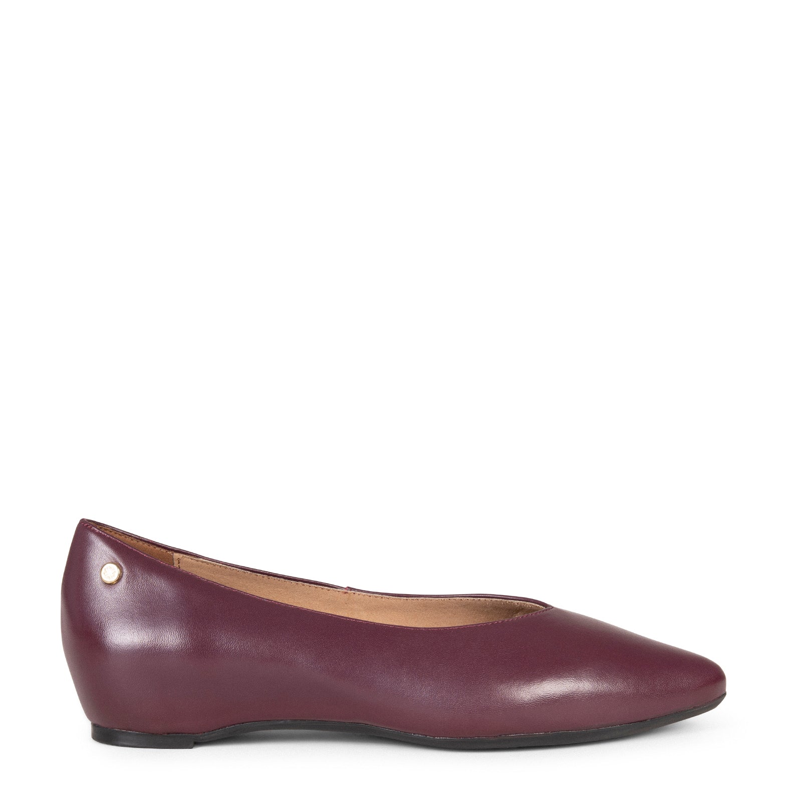 URBAN WEDGE – BURGUNDY shoes with hidden wedge