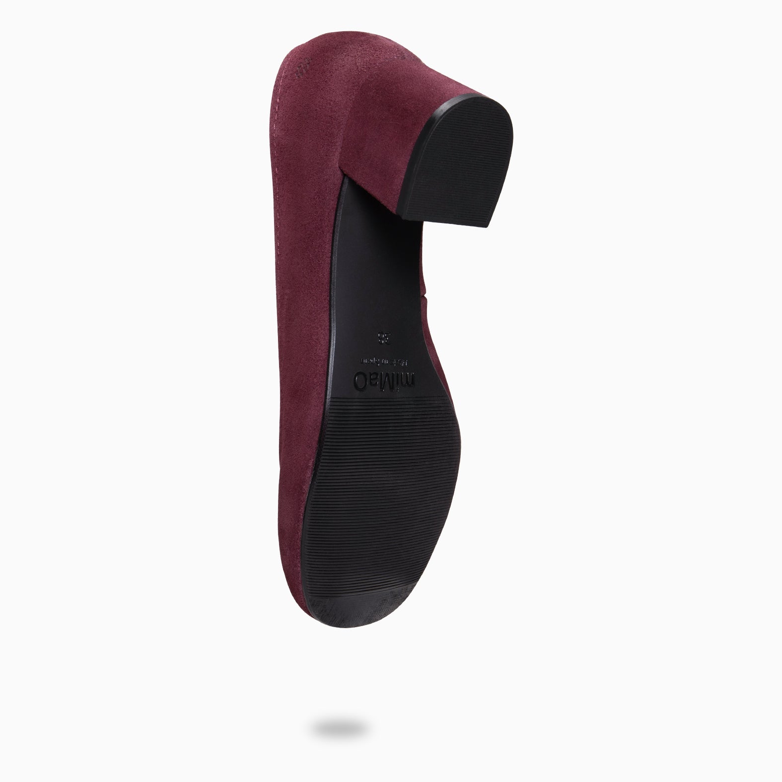 URBAN BARESOFT - Escarpins à talon en daim BORDEAUX
