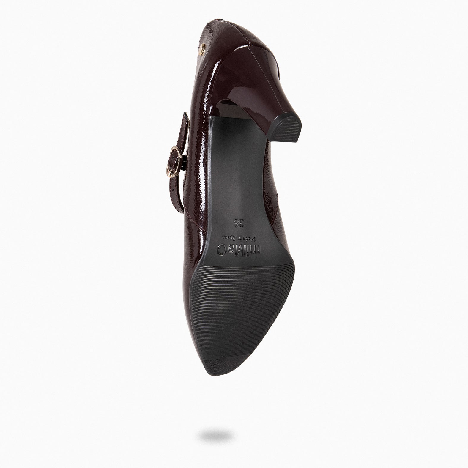 GILDA – BURGUNDY High-heeled mary-janes