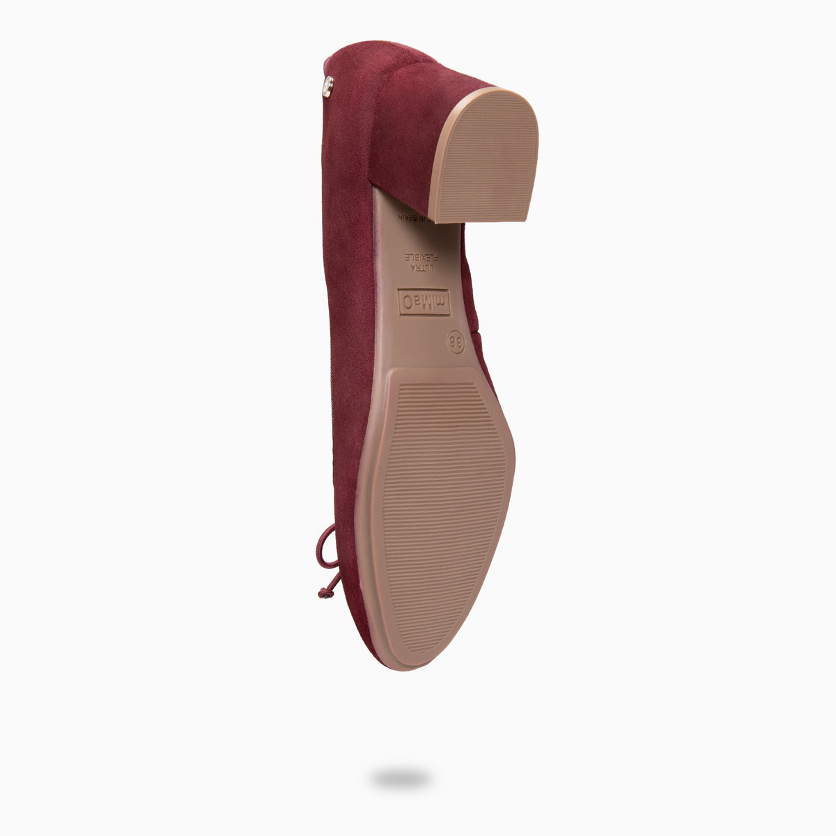 KIRIÉ - Bailarinas con tacón BURDEOS