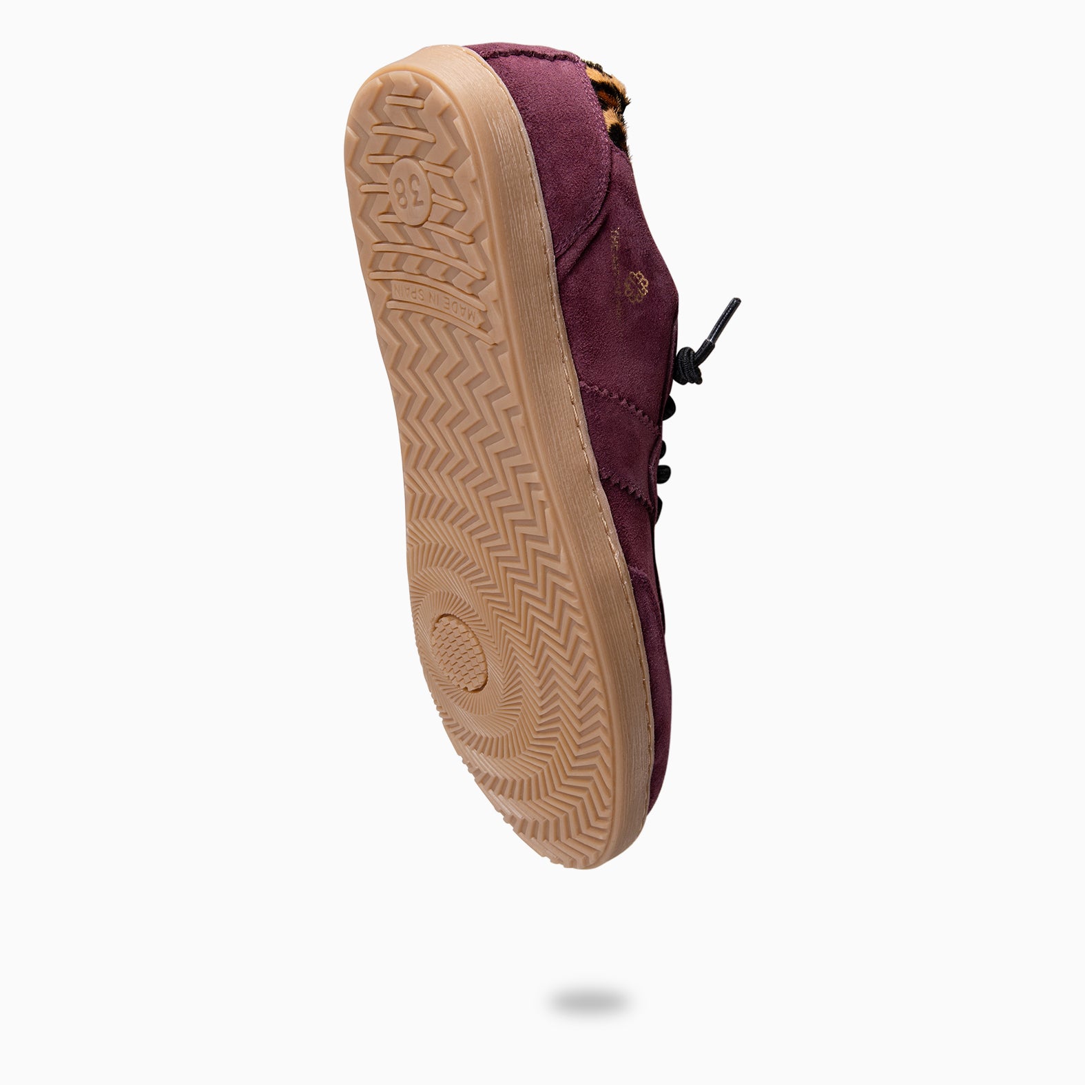 STÜDIO 01 -  BURGUNDY Suede sneakers 