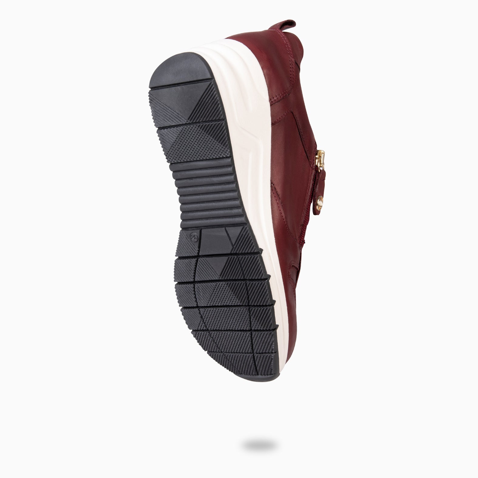 NIMES – BURGUNDY Sneakers with zip