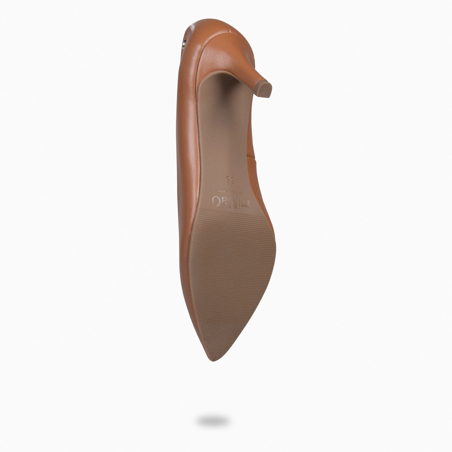 NAPPA STILETTO - CAMEL STILETTO HEELS