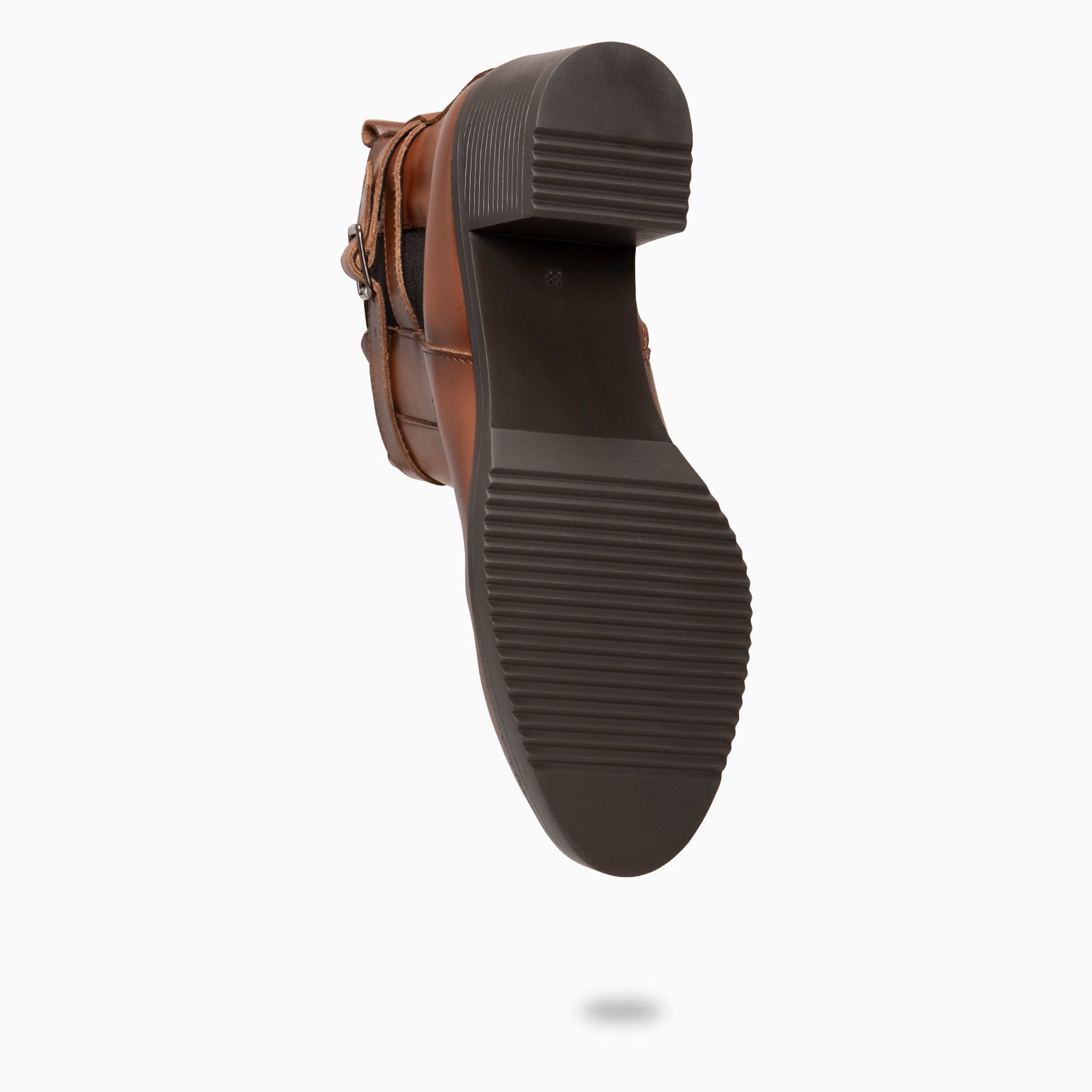 LEMY - Bottines élégantes en cuir CAMEL