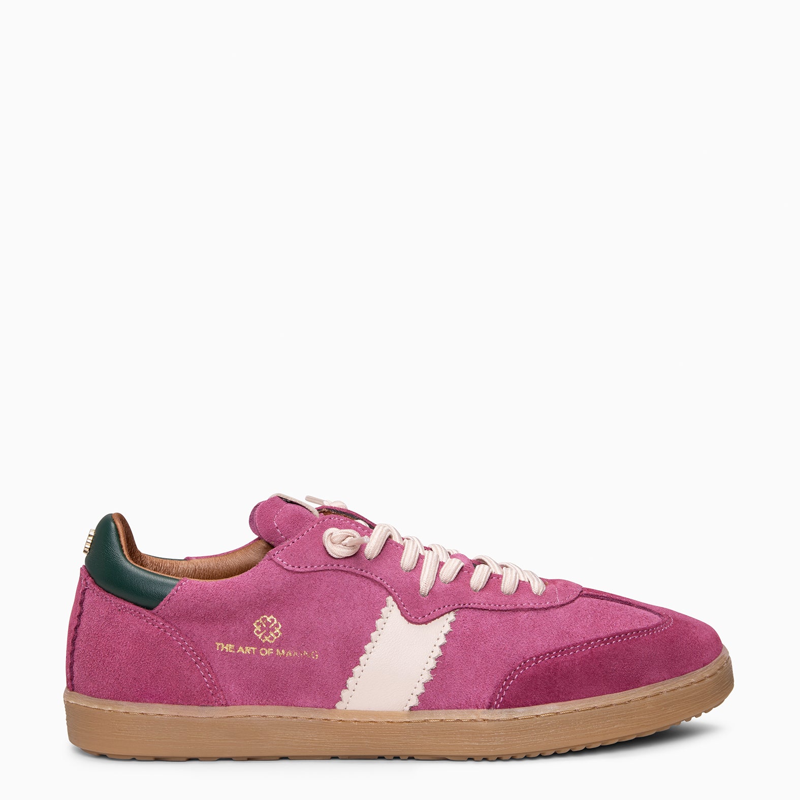 STÜDIO 01 - Baskets pour femme en daim FUCHSIA