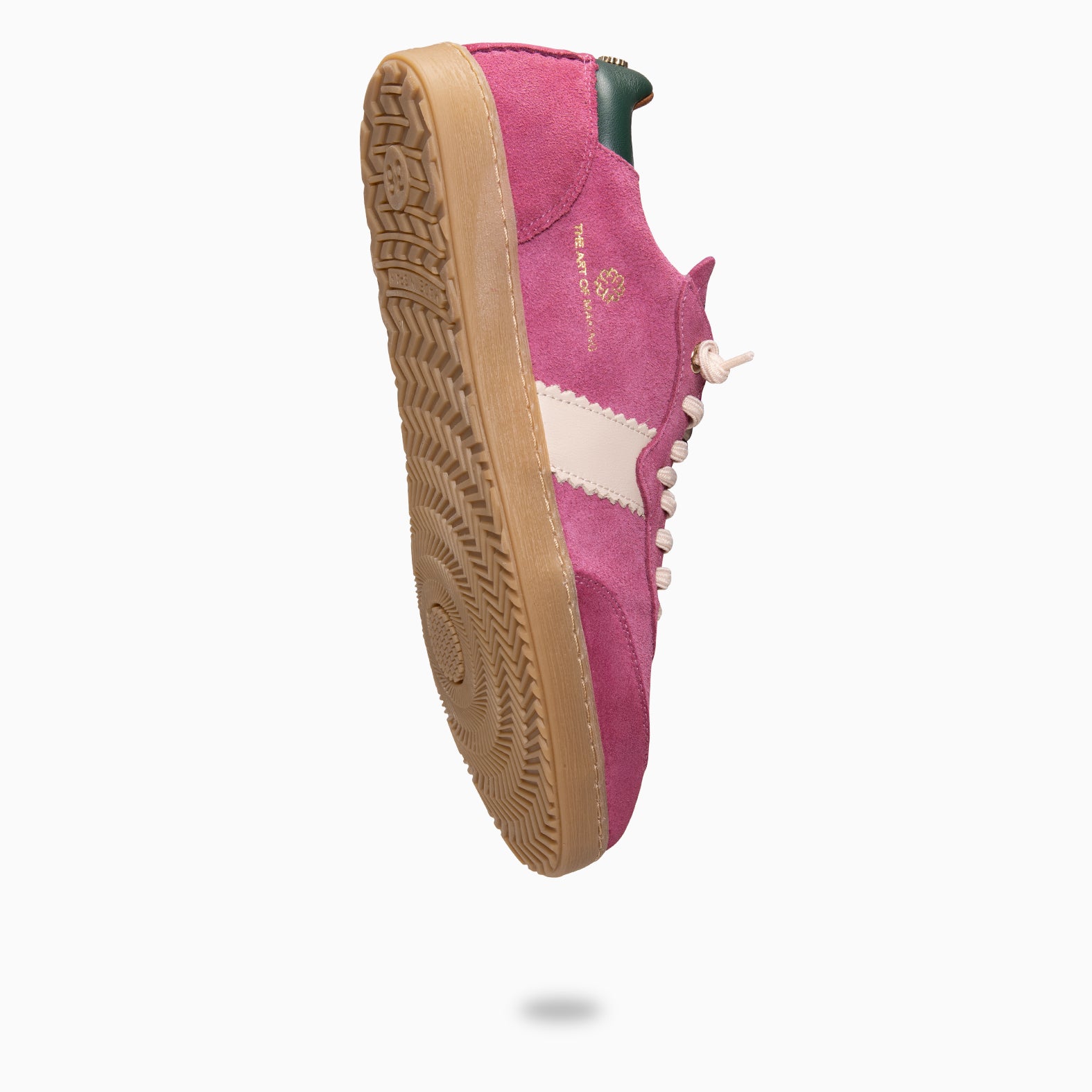 STÜDIO 01 - Baskets pour femme en daim FUCHSIA