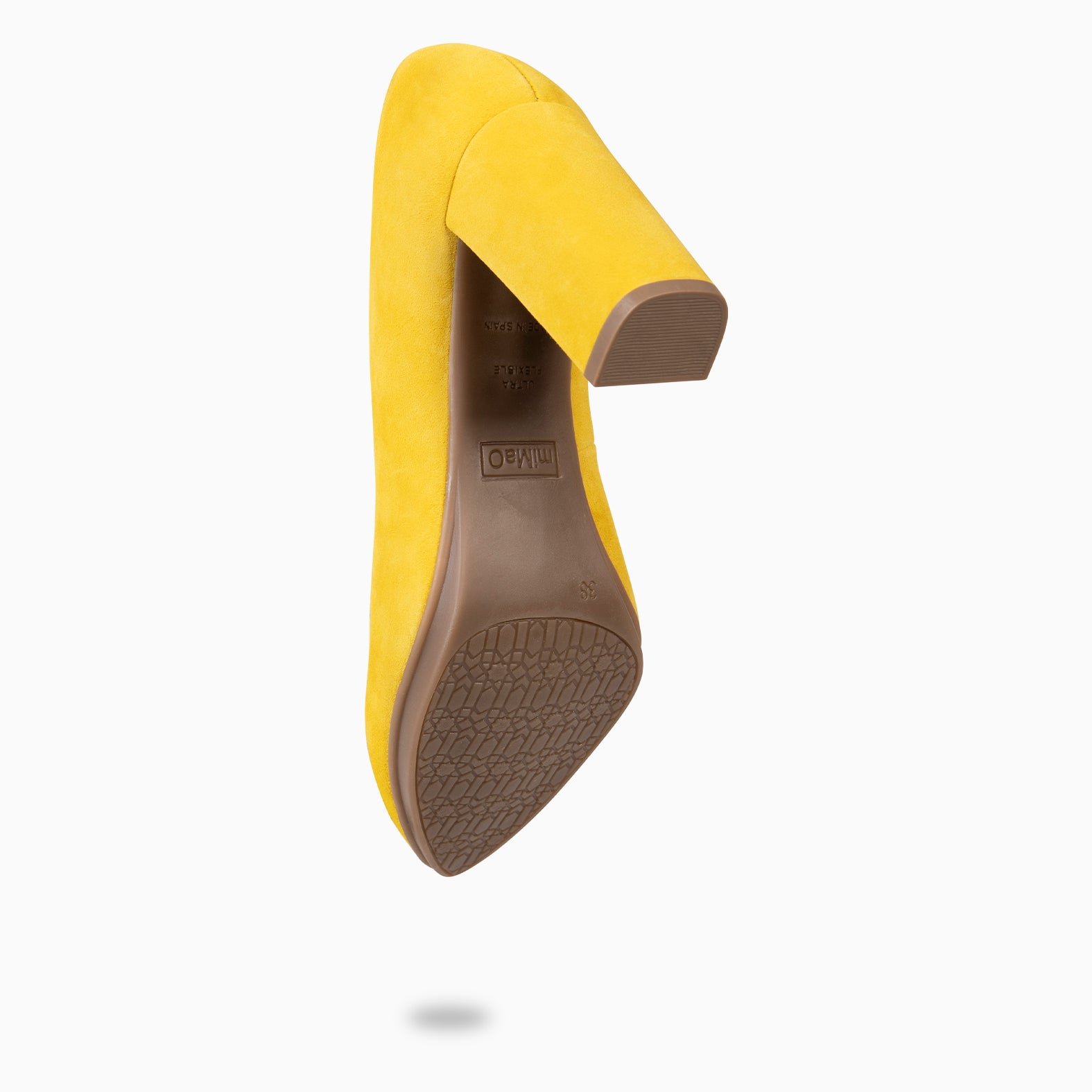 URBAN – Zapatos de tacón alto de ante AMARILLO - miMaO ®