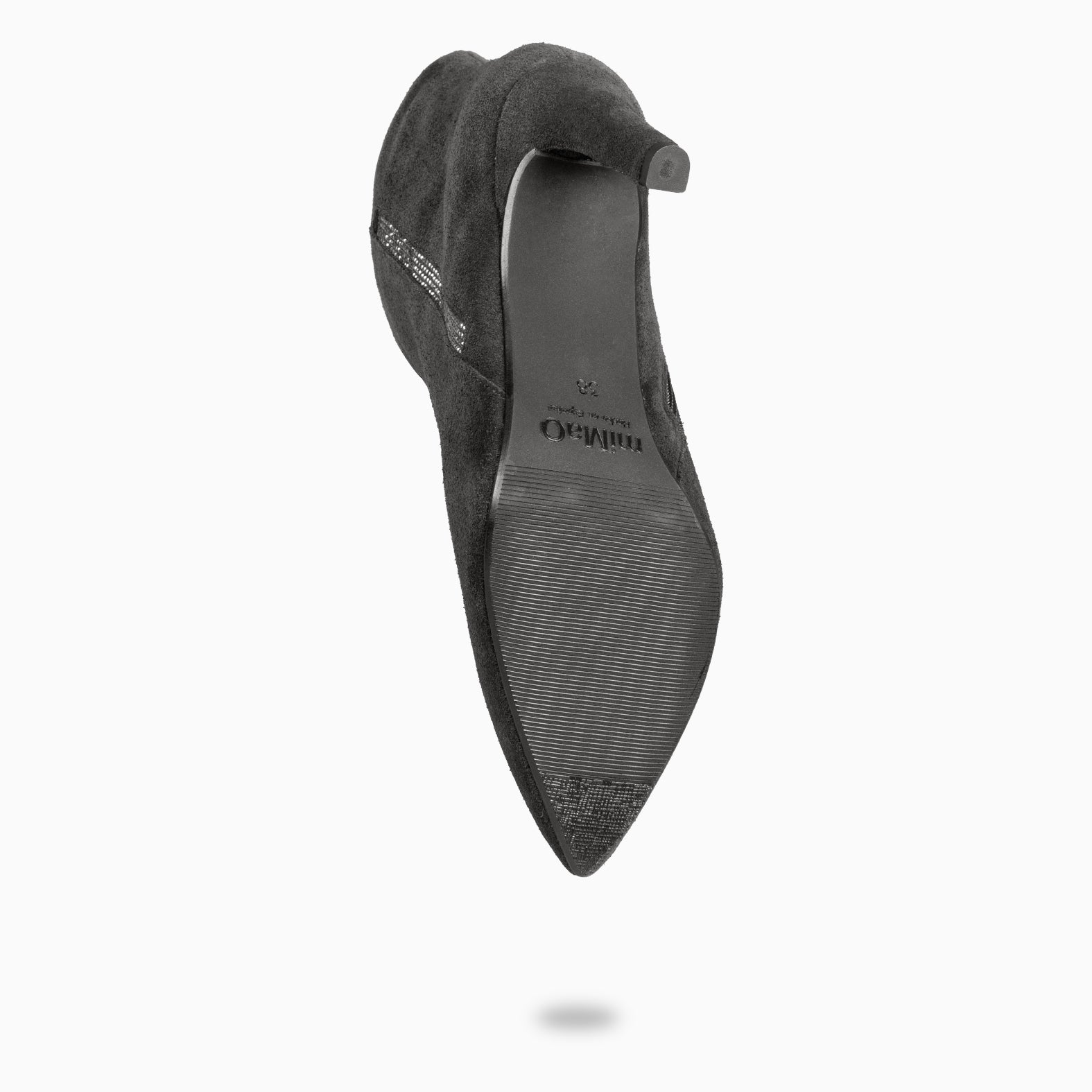 GLAM BOOTIE – GREY Elegant Stiletto Booties