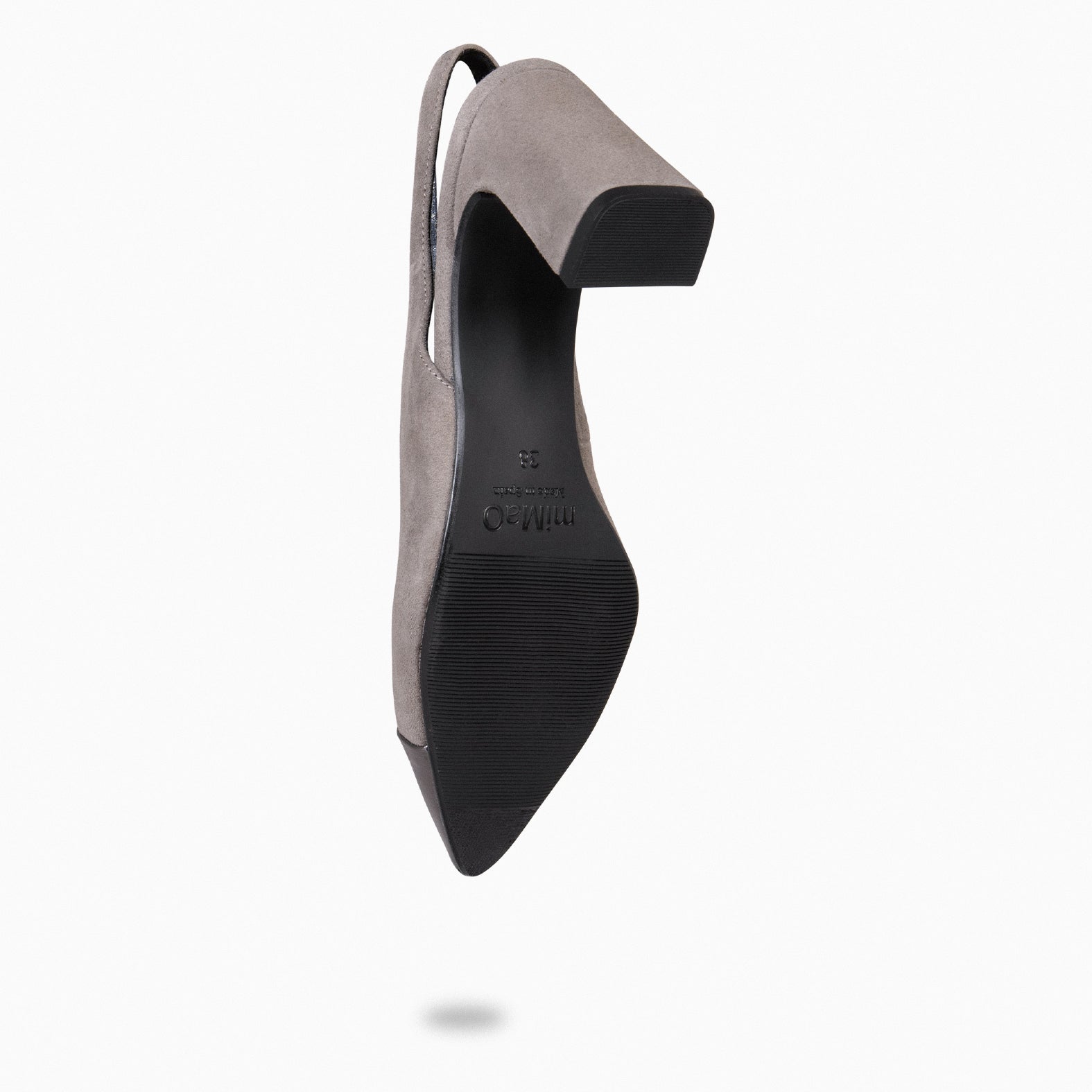 DIANA - Zapato con puntera afilada bicolor GRIS