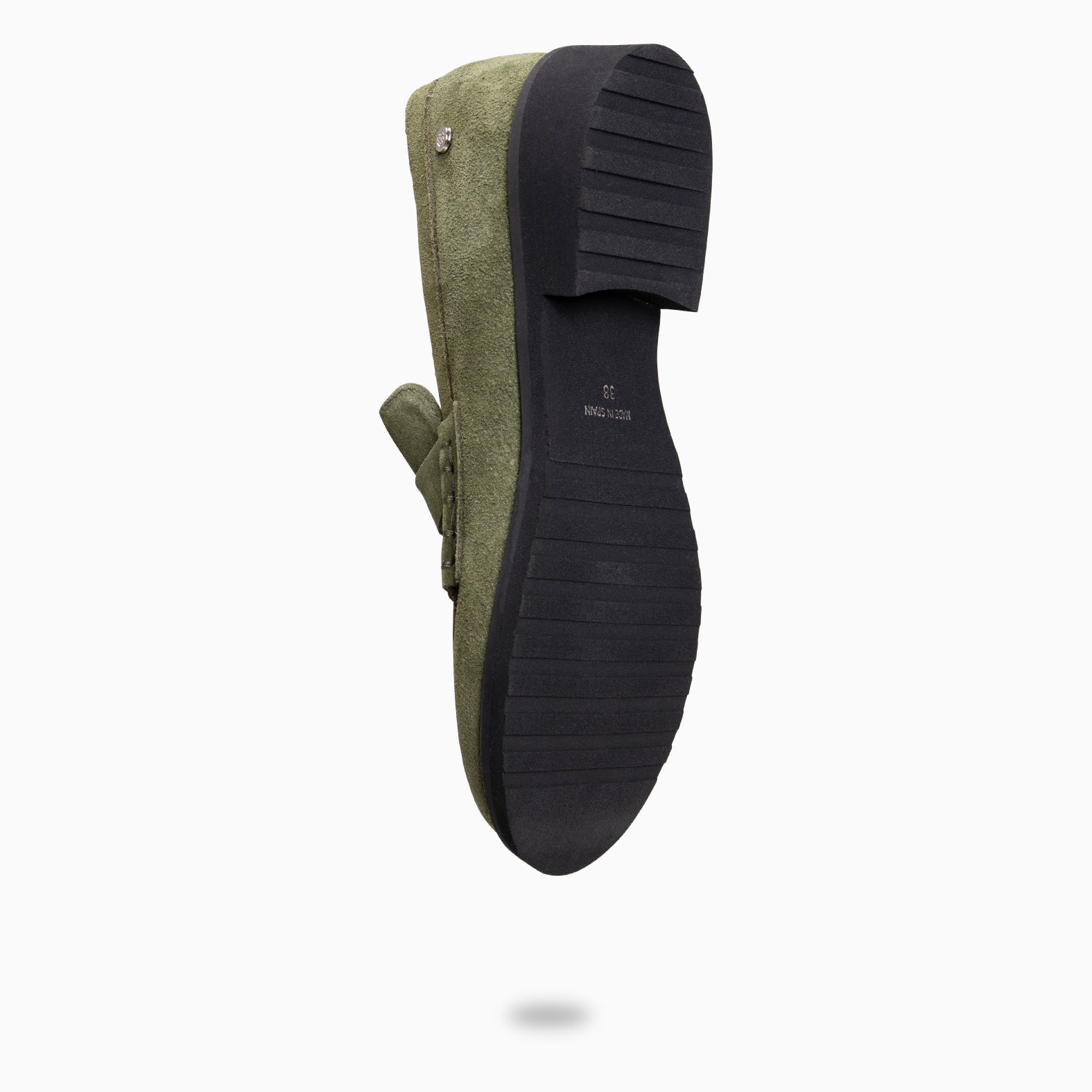 HARVARD - Mocasines planos de piel KAQUI