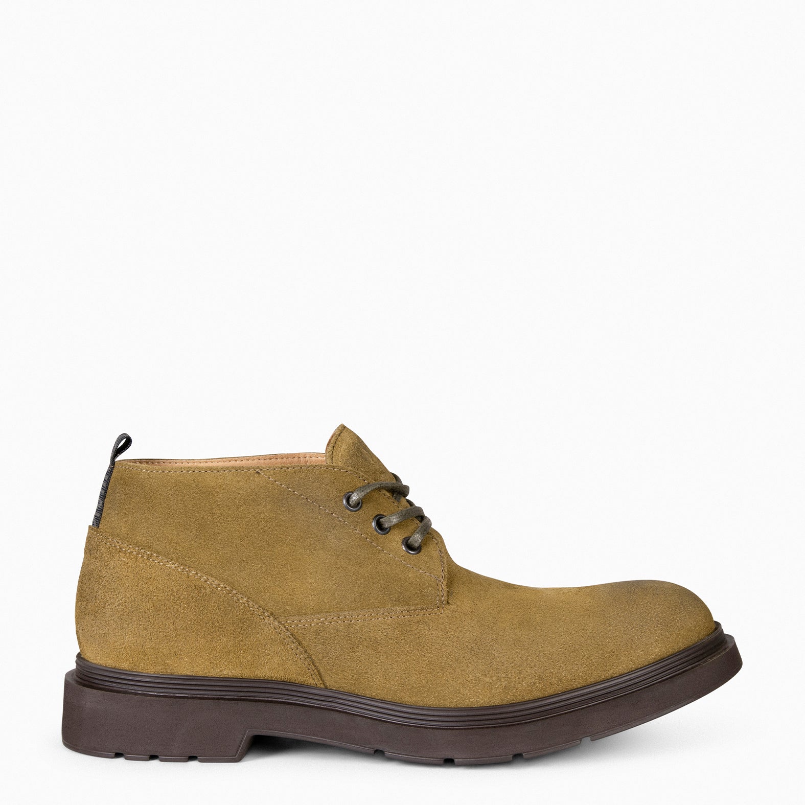 VELAZQUEZ – Bottines pour homme en daim KAKI