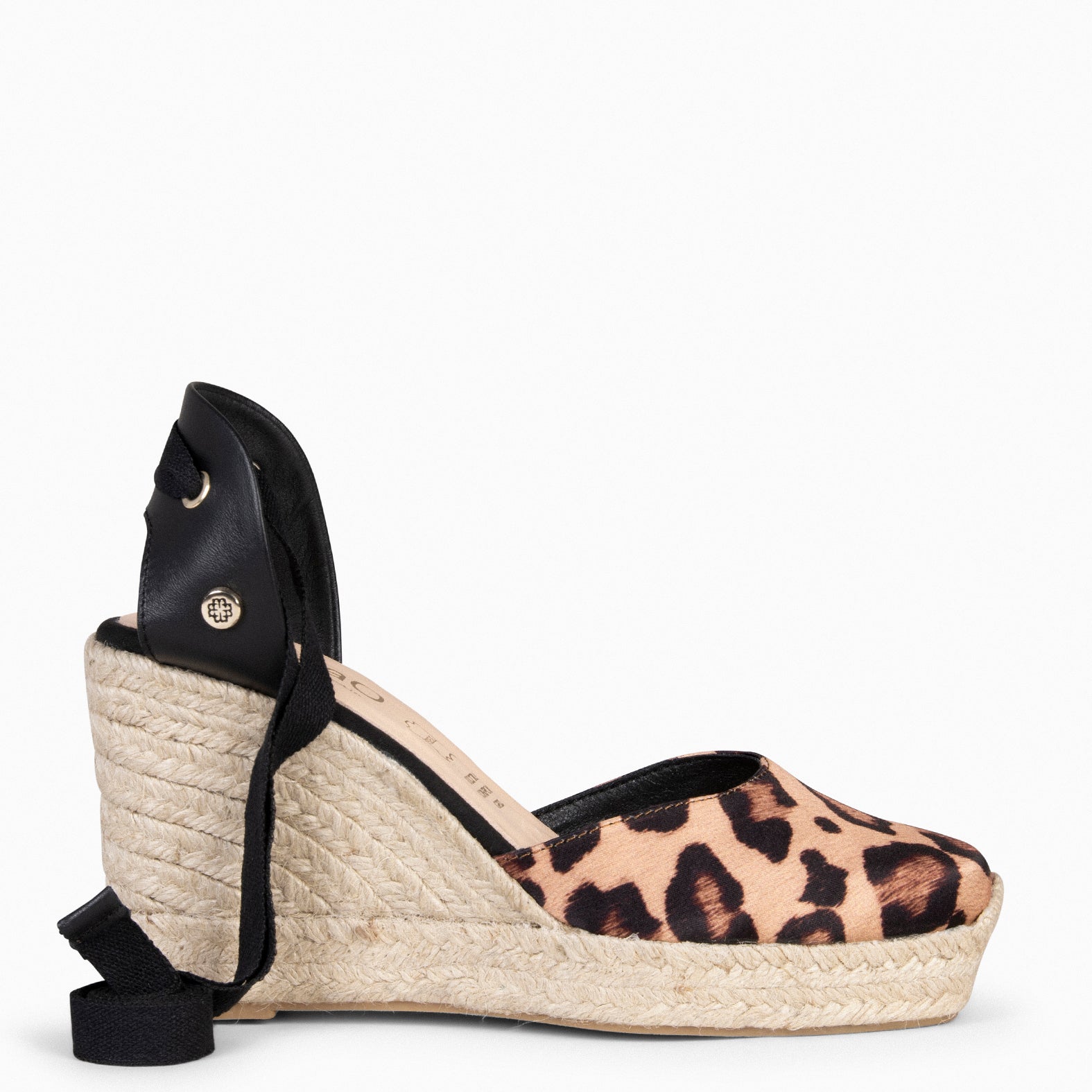 MOMBASA – LEOPARD  Espadrilles with ribbons 