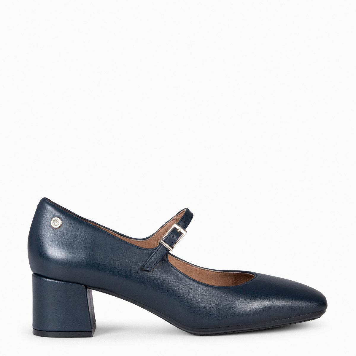 Navy Leather Mary Jane Shoes Navy Blue Merina Navy Patent Leather
