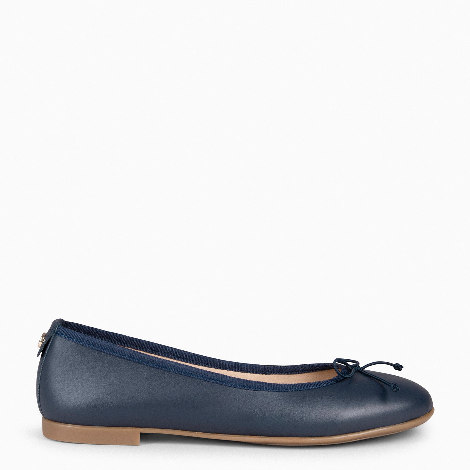 HELENE – NAVY Ballerinas with lace 