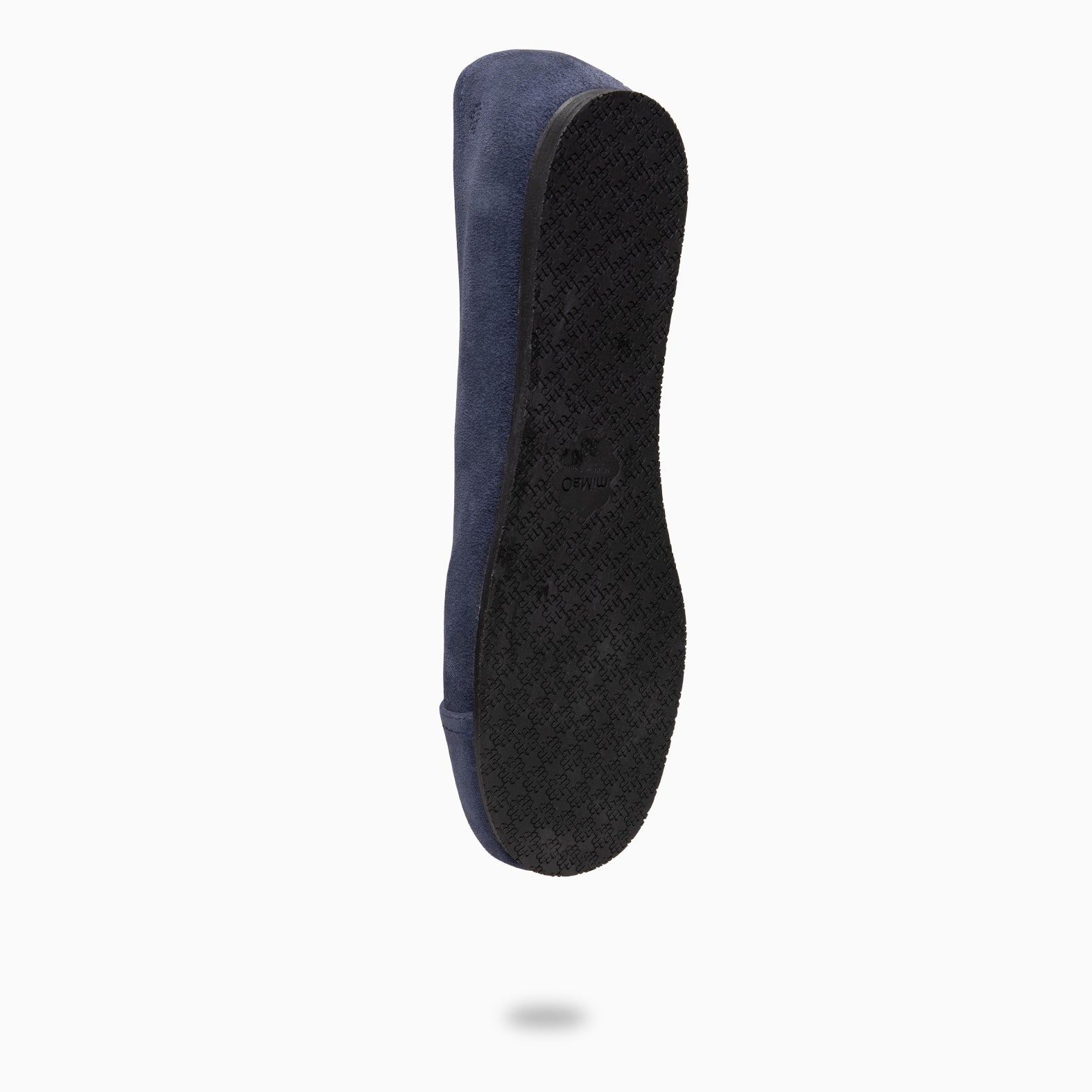 PLUMA - Bailarina baresoft de serraje MARINO