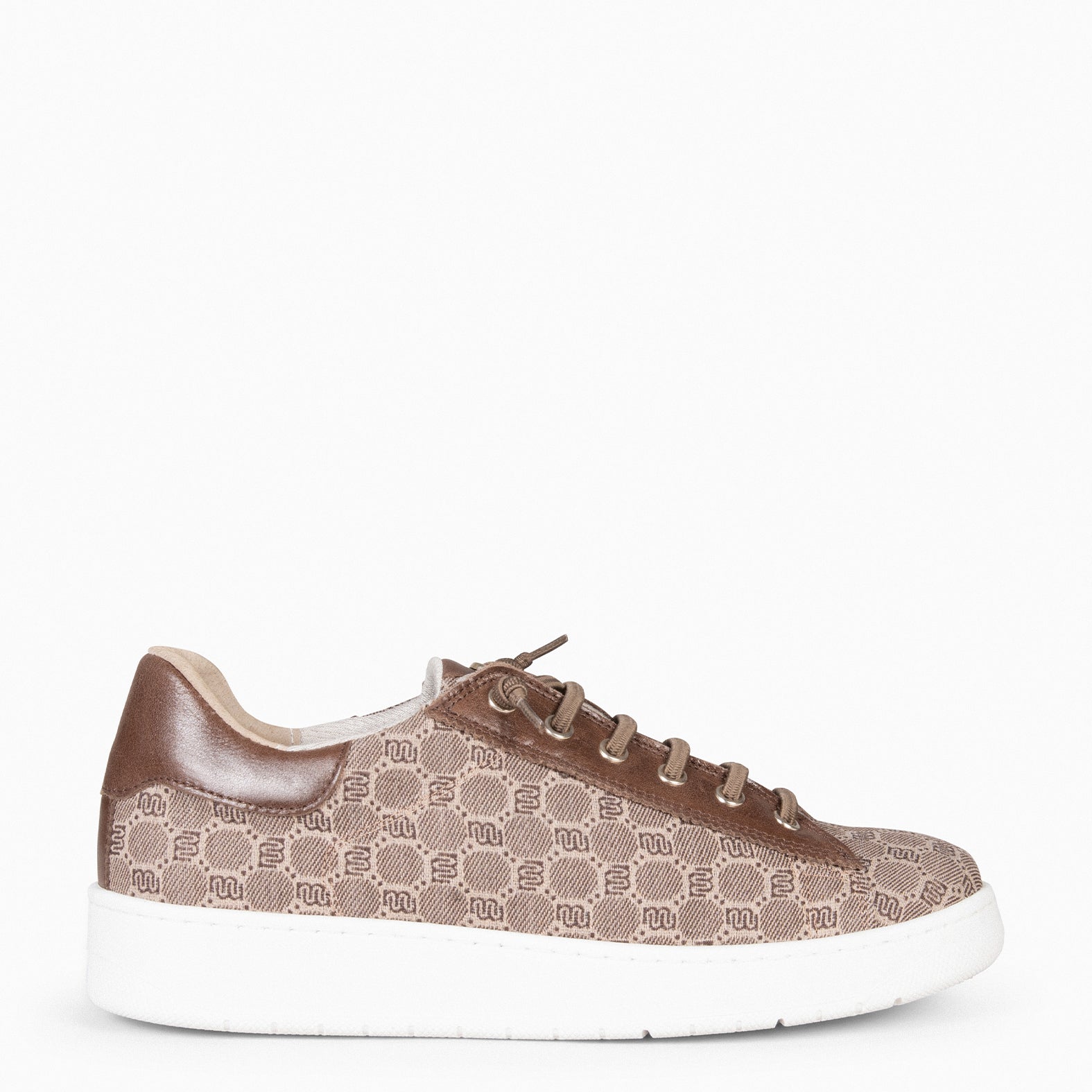 TOULOUSE – BROWN SNEAKERS WITH ELASTIC LACES