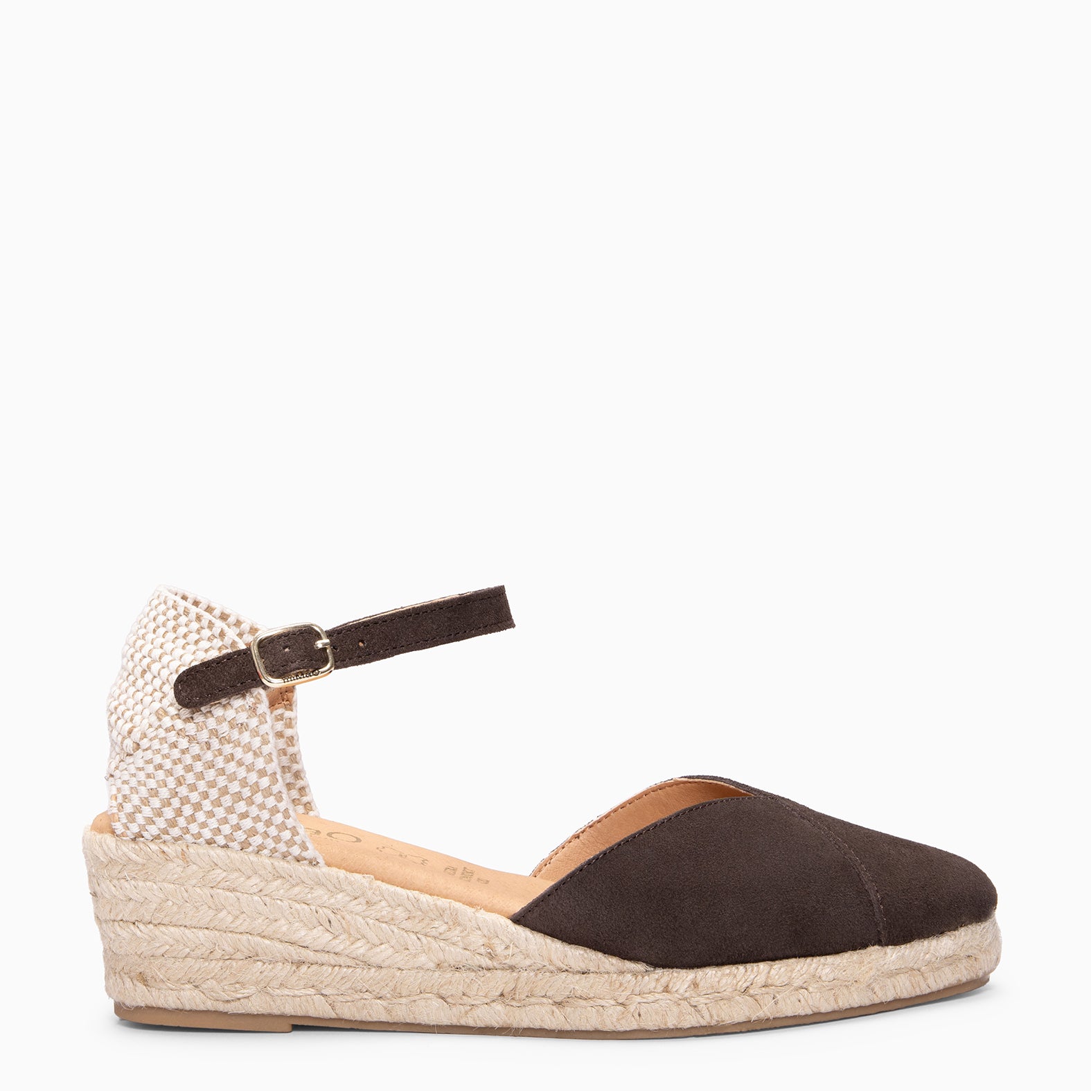 ICA - Cuñas de esparto bajas MARRON