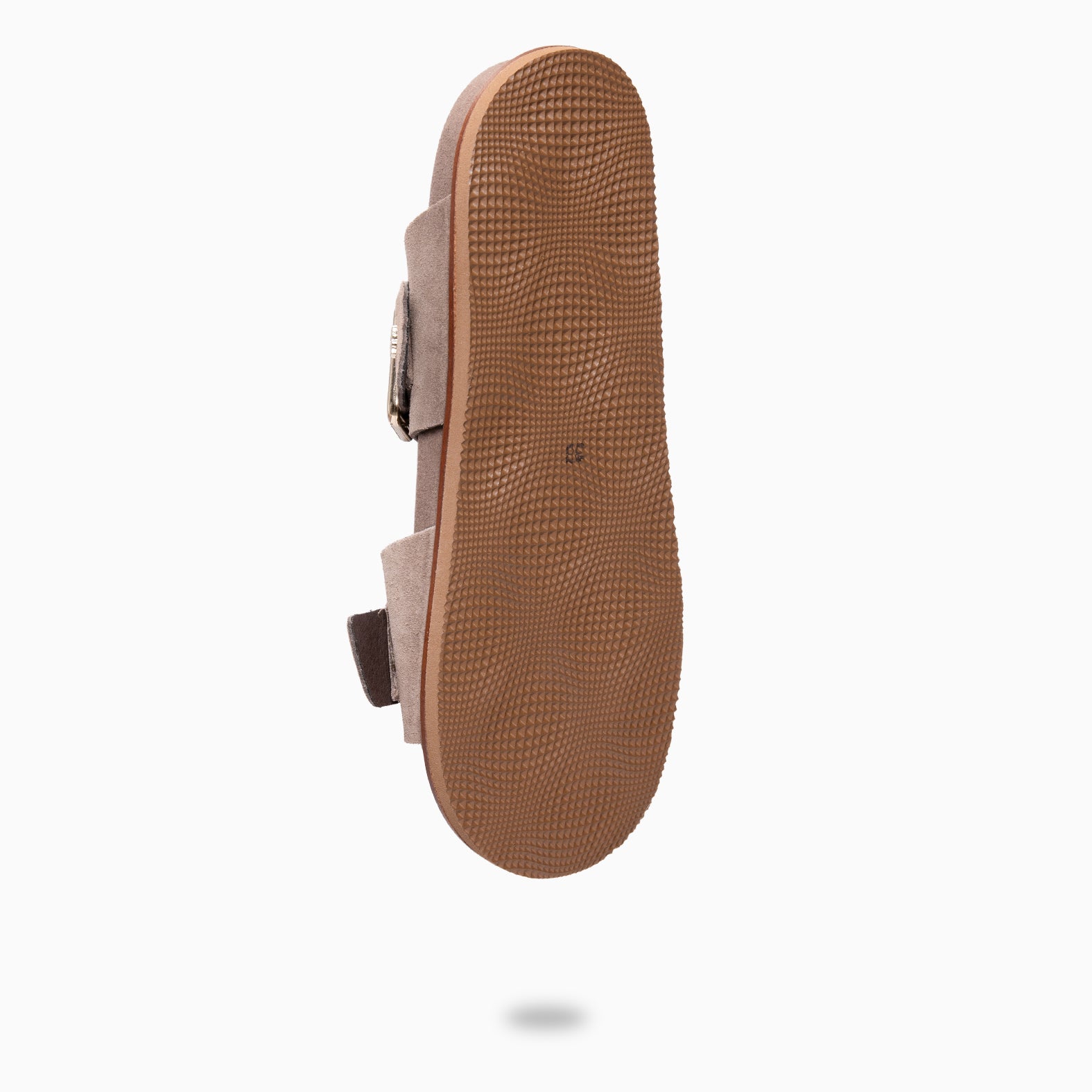 FRIDA - Sandalias tipo pala de ante MARRON