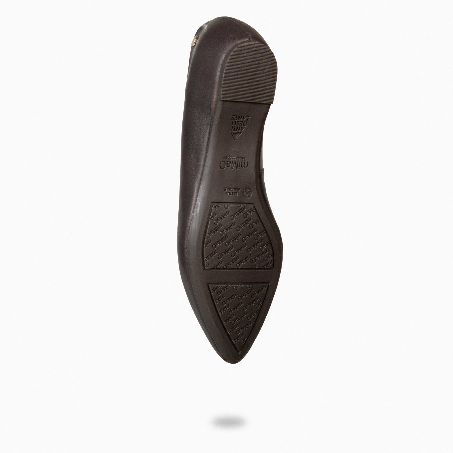 URBAN WEDGE – BROWN shoes with hidden wedge