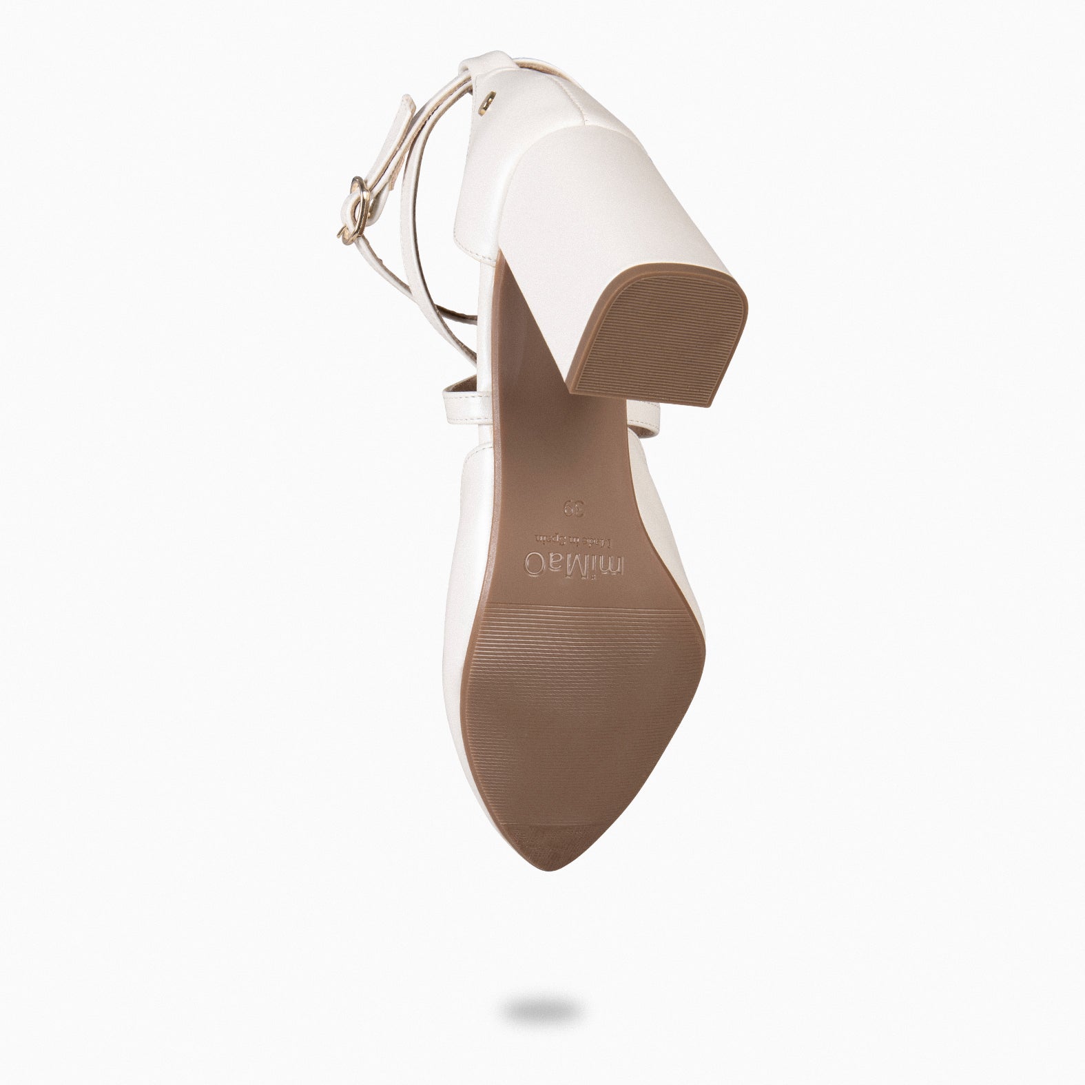 ARIEL - PEARL Wide heel shoe