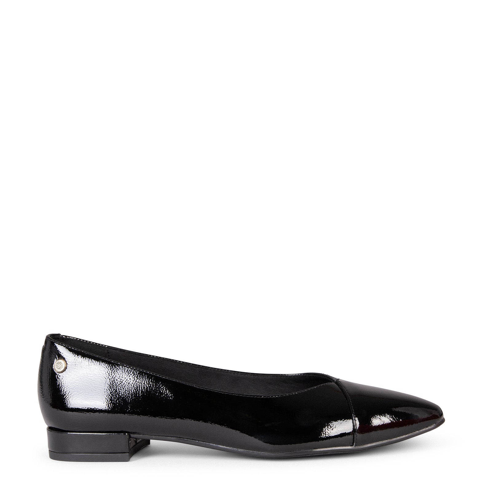 KATE – BLACK Low Heel Ballerinas