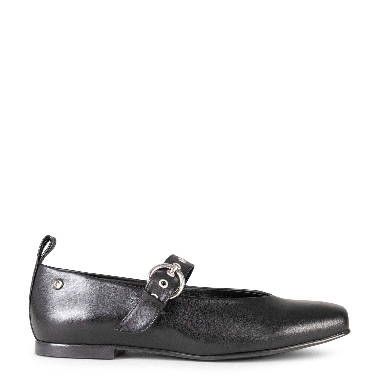 ARUNA – BLACK Mary-Jane with square toe