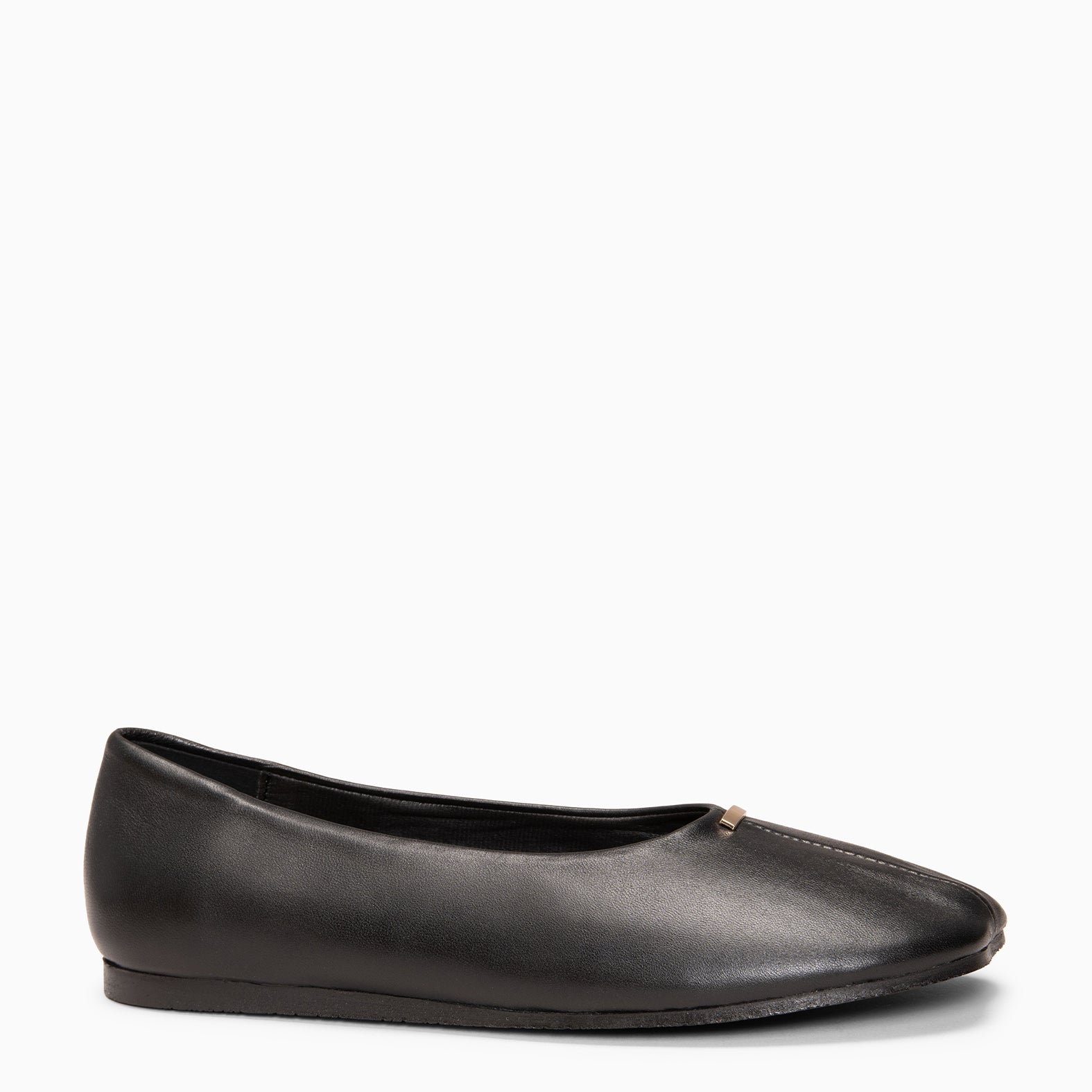 CALA - BLACK Baresoft leather ballerinas
