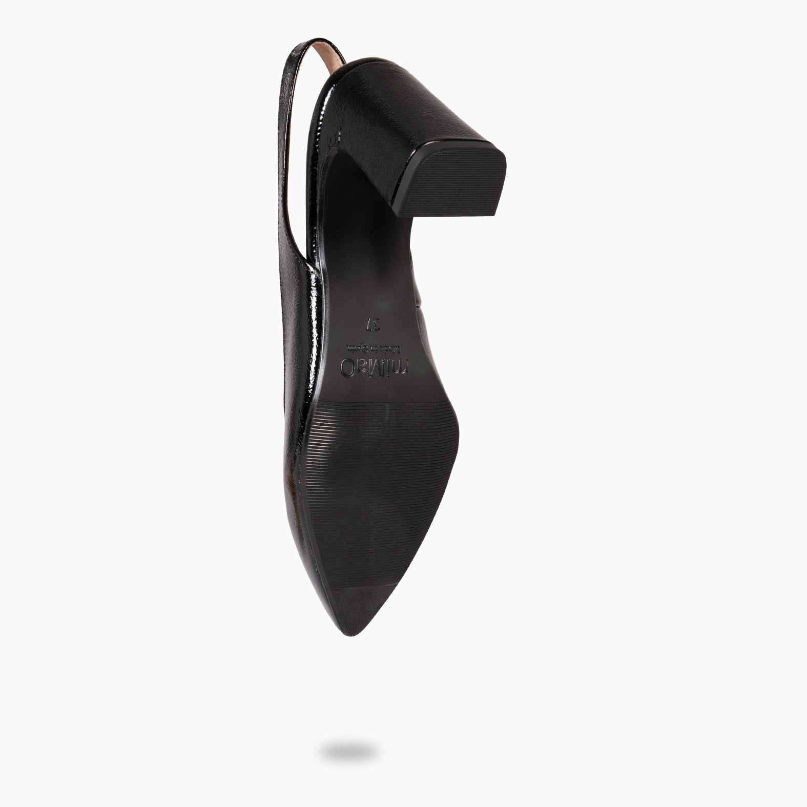 MIRIAM - BLACK SLING-BACK SHOE