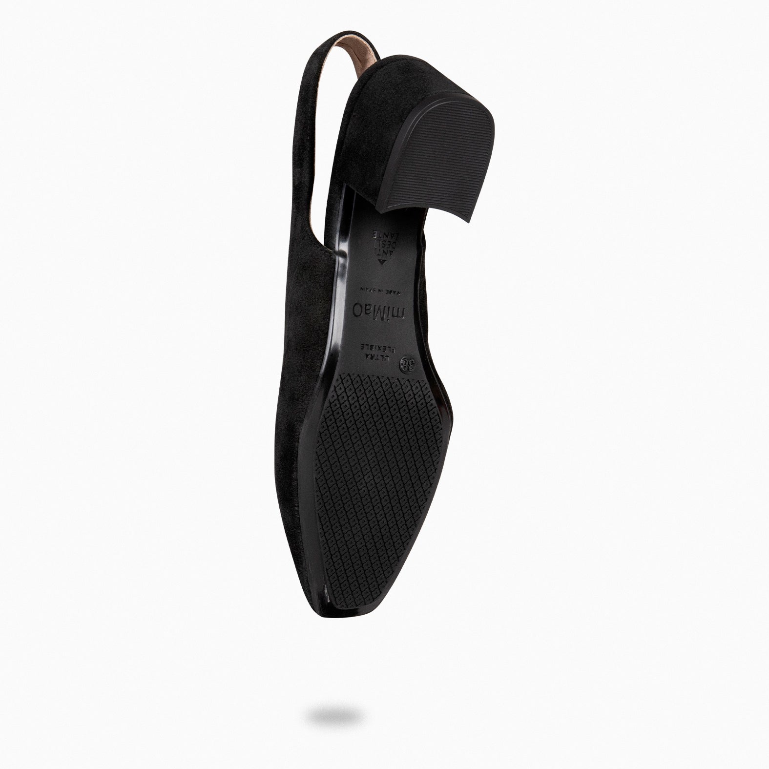 URBAN LADY – BLACK slingback mid heels