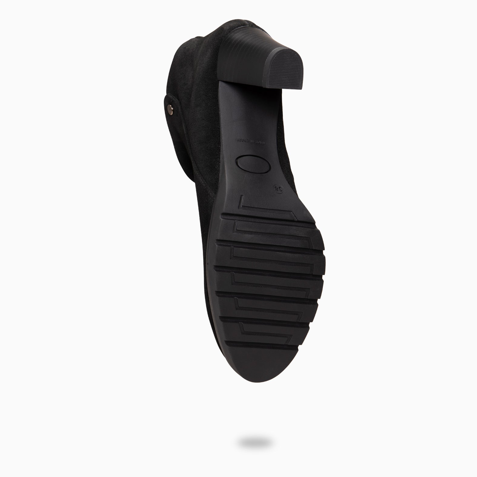 PRAGA - Bottines à talon élégantes NOIR