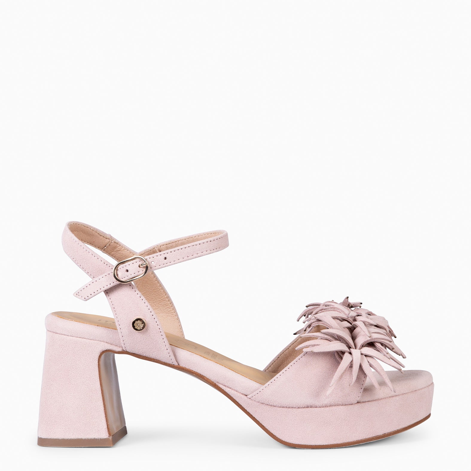 POMPÓN - Sandalias de tacón de vestir ROSA CLARO - miMaO ®