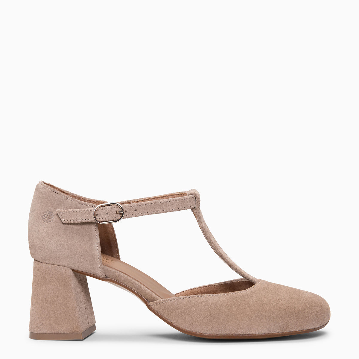AZUCENA - BEIGE Baresoft schoenen met hak